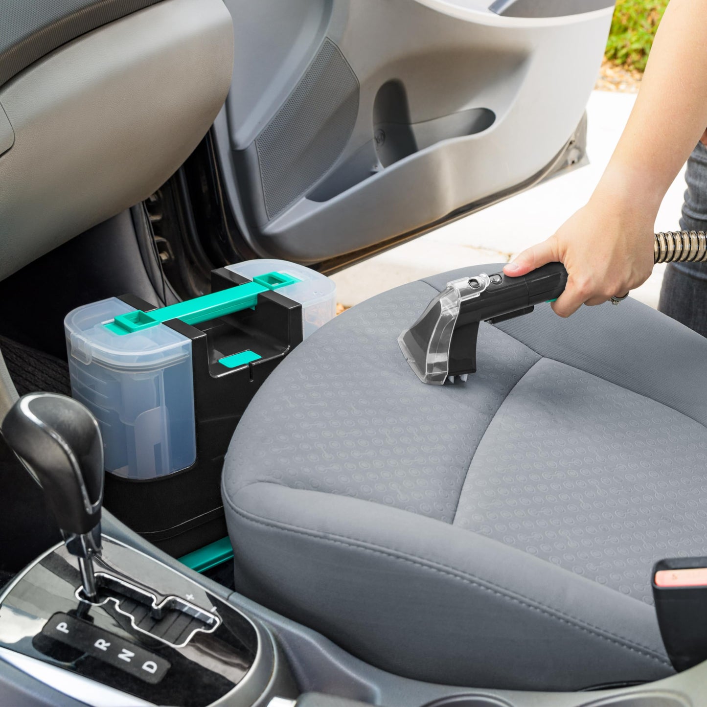 IRIS USA Carpet Spot Cleaner Machine 110V with Auto Spray for Low Pile Carpet, Couch, Sofa, Upholstery, Car Detailing, Shallow Berber Rug, Lightweight Portable Chemical-Free Stain Remover, 1000mL Tank