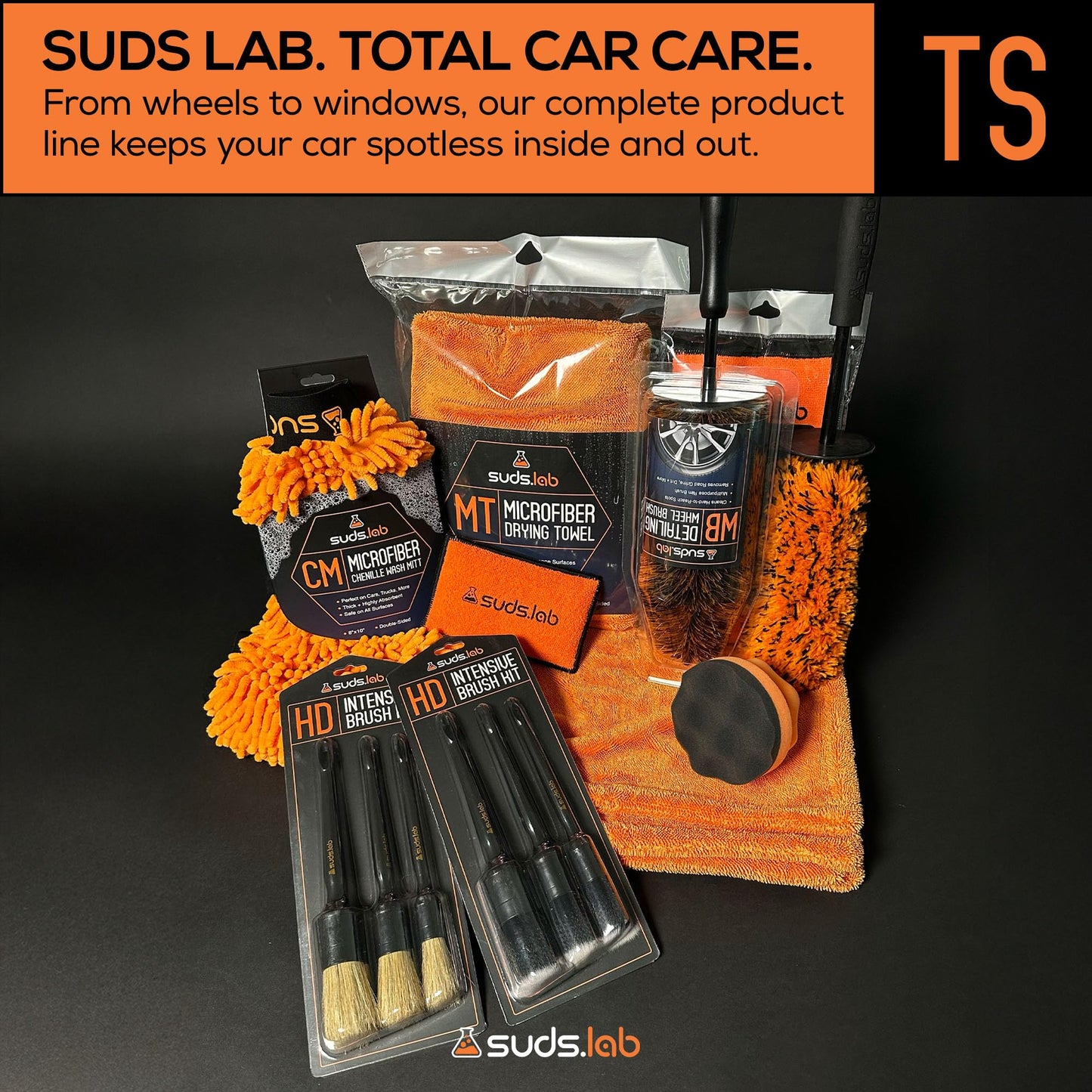 Suds Lab TS Tire Shine Applicator - Reusable Foam Applicator for Tire Treatments - Use with Tire Gel, Tire Shine, Tire Wet, Tire Balm, and More!