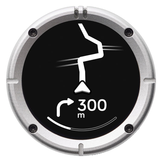 Beeline Moto II - Next Gen Motorcycle GPS Tracker | Compact Design, Waterproof Build, Simple Display & 14-Hour Battery |Glove Friendly Motorcycle Sat Nav Perfect for Adventure & Daily Commutes (Metal)