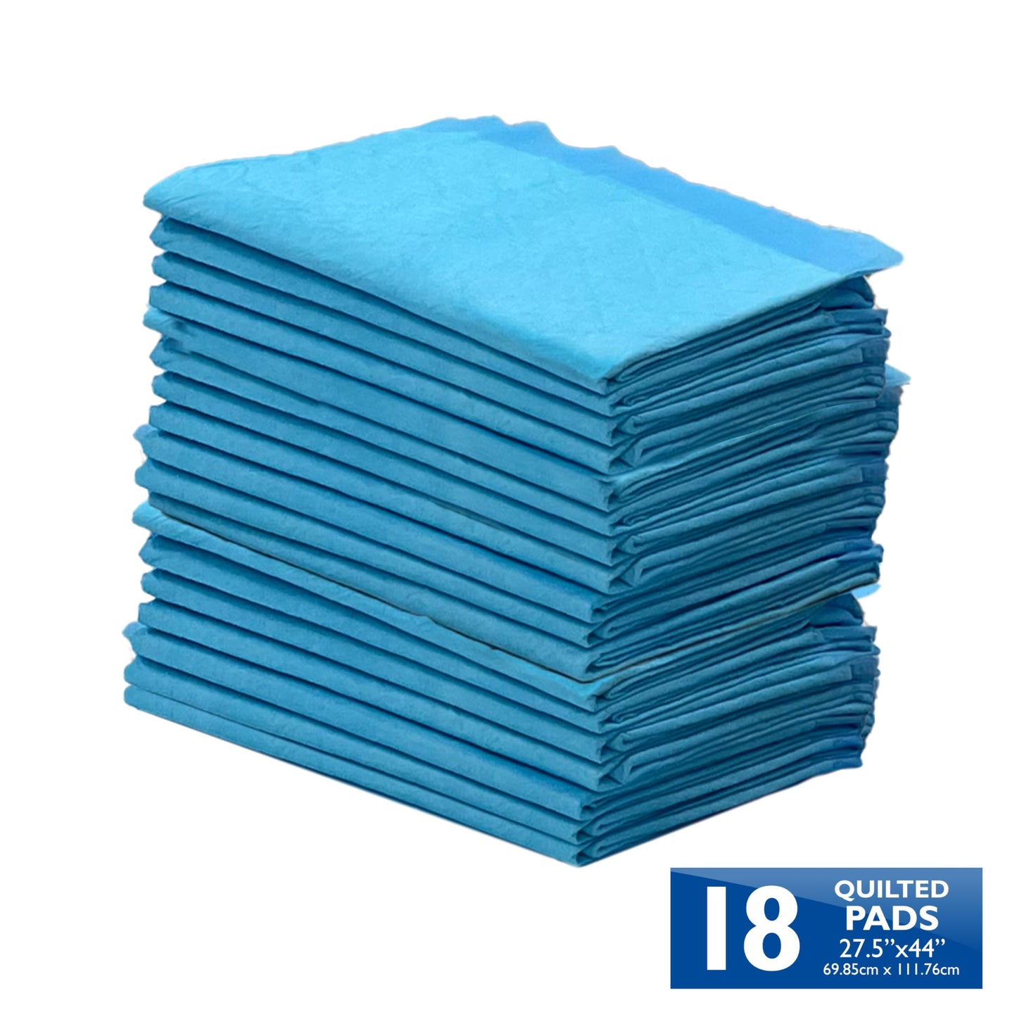 Four Paws Wee-Wee Superior Performance Pee Pads for Dogs with Runoff Barrier Edge Guard Protection, Puppy & Dog Potty Training Pads, Housebreaking Supplies, 27.5" x 44" (18 Count)