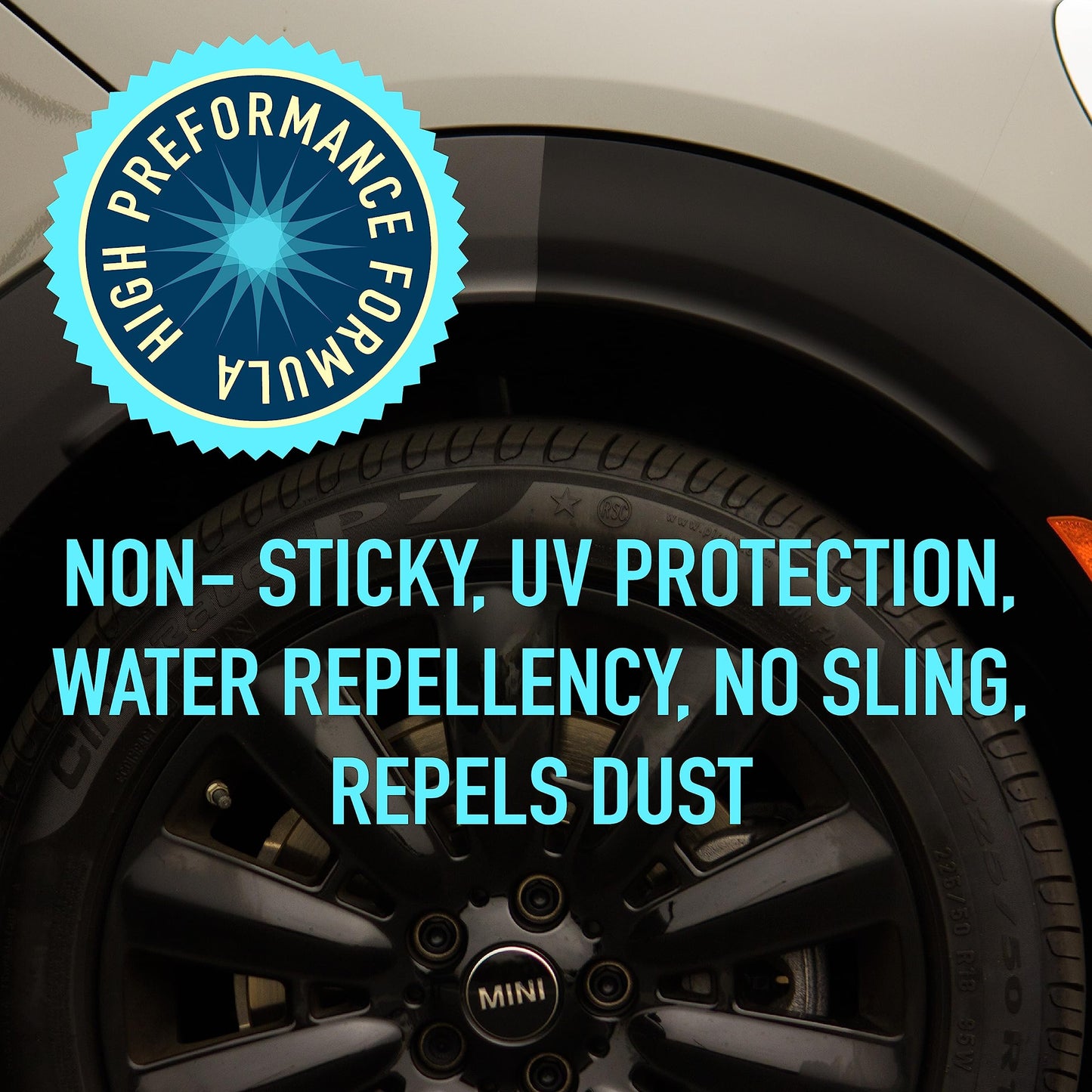 Nanoskin BLACK AWESOME Silicone-Free VRT Dressing Protectant 5 Gallons – Adjustable Like-New Finish to Vinyl, Rubber, Tire, Trim, Plastic, Interior & More | Safe for Cars, Trucks, Motorcycles, RVs