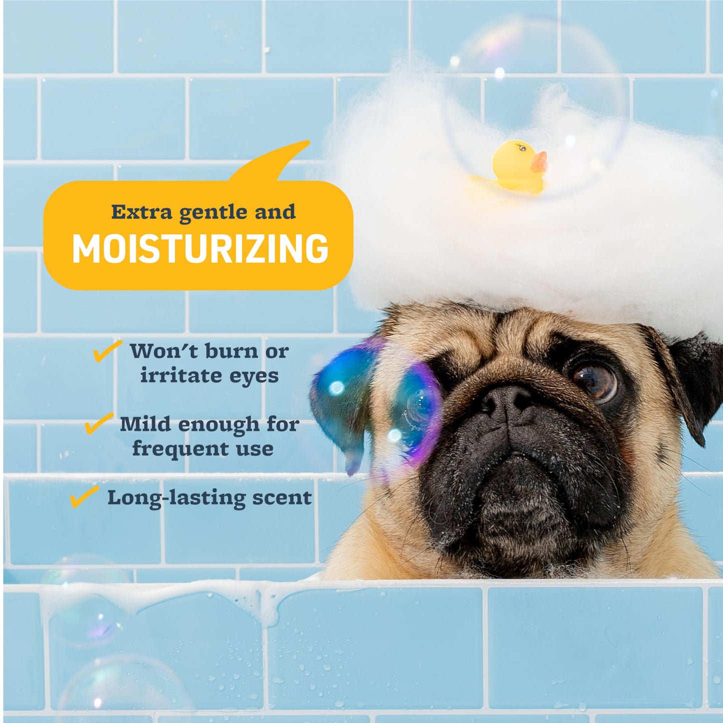 Veterinary Formula Smart Coat Complex Puppy Love Extra Gentle Tearless Shampoo, 17 Fl oz – for Pups Over 6 Weeks – with Fresh Scent, Long-Lasting Clean – Won't Dry Out Delicate Skin