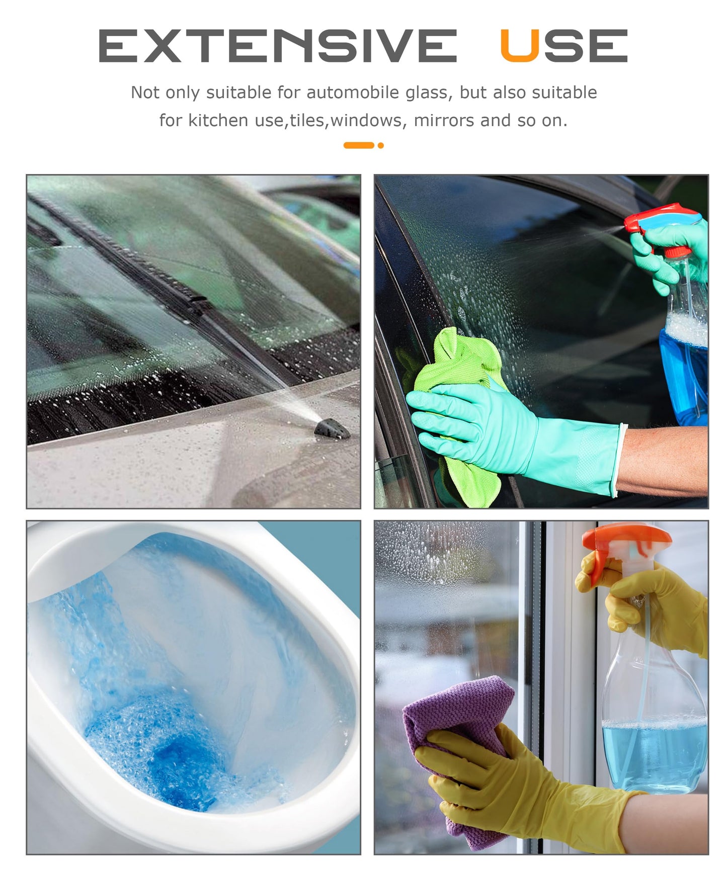 SCUARI 30PCS Windshield Washer Fluid,Wiper Fluid Tablets,Car Accessories Windshield Wiper Fluid,Wiper Fluid,Washer Fluid,Windshield Washer Tablets,Remove Glass Stains,Fits Car Window Glass Cleaning