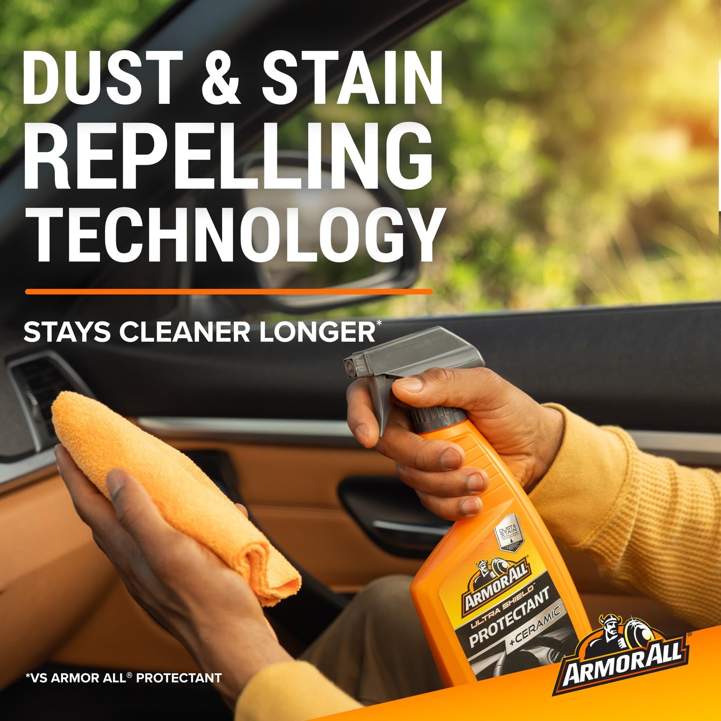 Armor All Extreme Shield Protectant Spray , Interior Car Cleaner with UV Protection Against Cracking and Fading, 16 Fl Oz