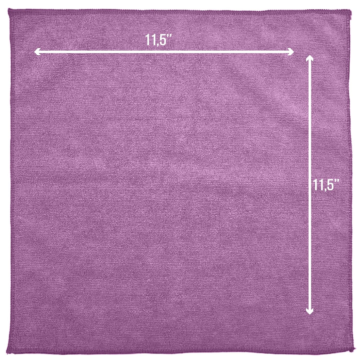 GREEN LIFESTYLE Chamois Cloth, Microfiber Cleaning Cloth 750 Pack, Borderless Towels Cleaning, Car Microfiber Towel, Drying Car Wash Towels (11.5" x 11.5", Multicolor)