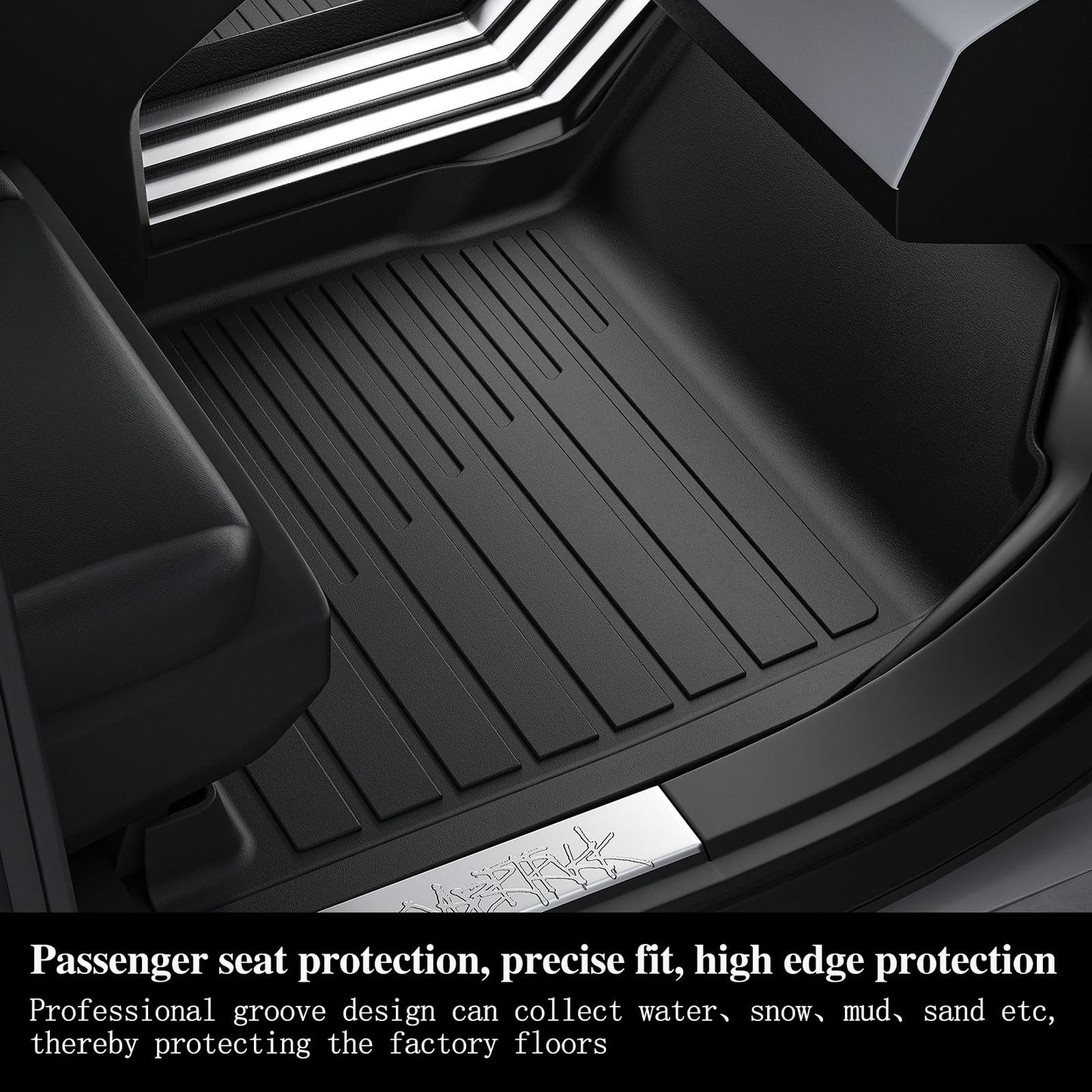 AltraVos Floor Liners & Large Cargo Liners for 2016-2020 Kia Sorento 7 Seats with Backrest Protection,TPE All Weather Protection Car Mats