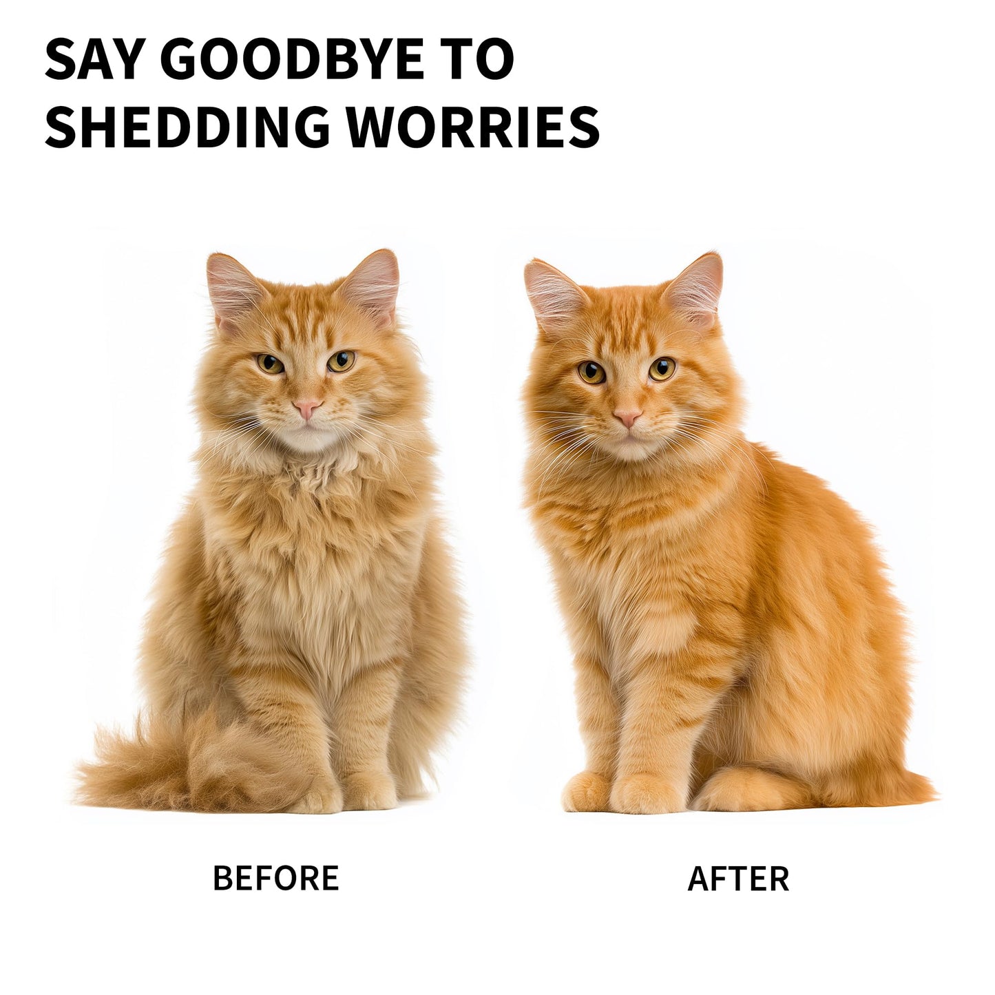 PetPog Deshedding Dog Brush and Grooming Tool – Pet Hair Remover Comb for Shedding, Easy Clean, Effective for Short and Long Hair, Professional Pet Grooming Brush for Dogs and Cats