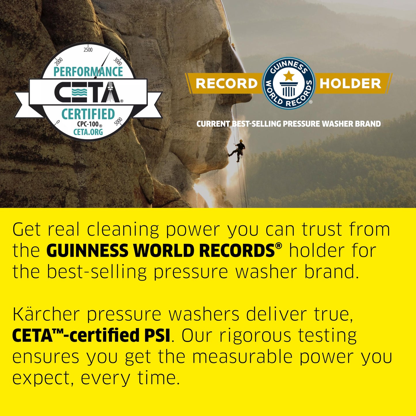 Kärcher Pressure Washer K1700, CETA Certified, 3 Spray Nozzles, Detergent Tank, for Cars, Driveways, Siding, Patios, 1.2 max. GPM