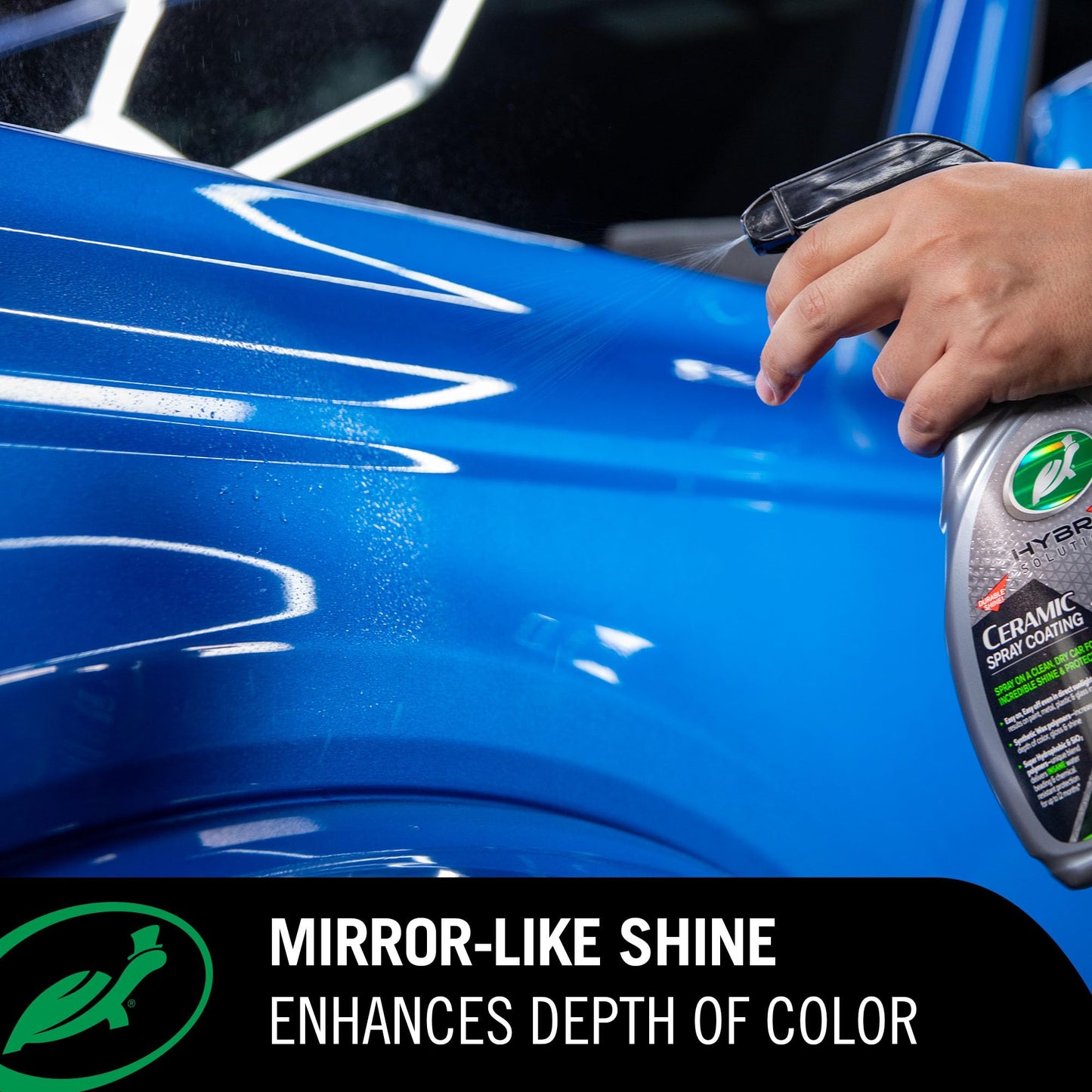 Turtle Wax 53409 Hybrid Solutions Ceramic Spray Coating, Incredible Shine and Protection for Car Paint, Extreme Water Beading, Safe for Cars, Trucks, Motorcycles, RV's and More, 16 oz. (Pack of 1)