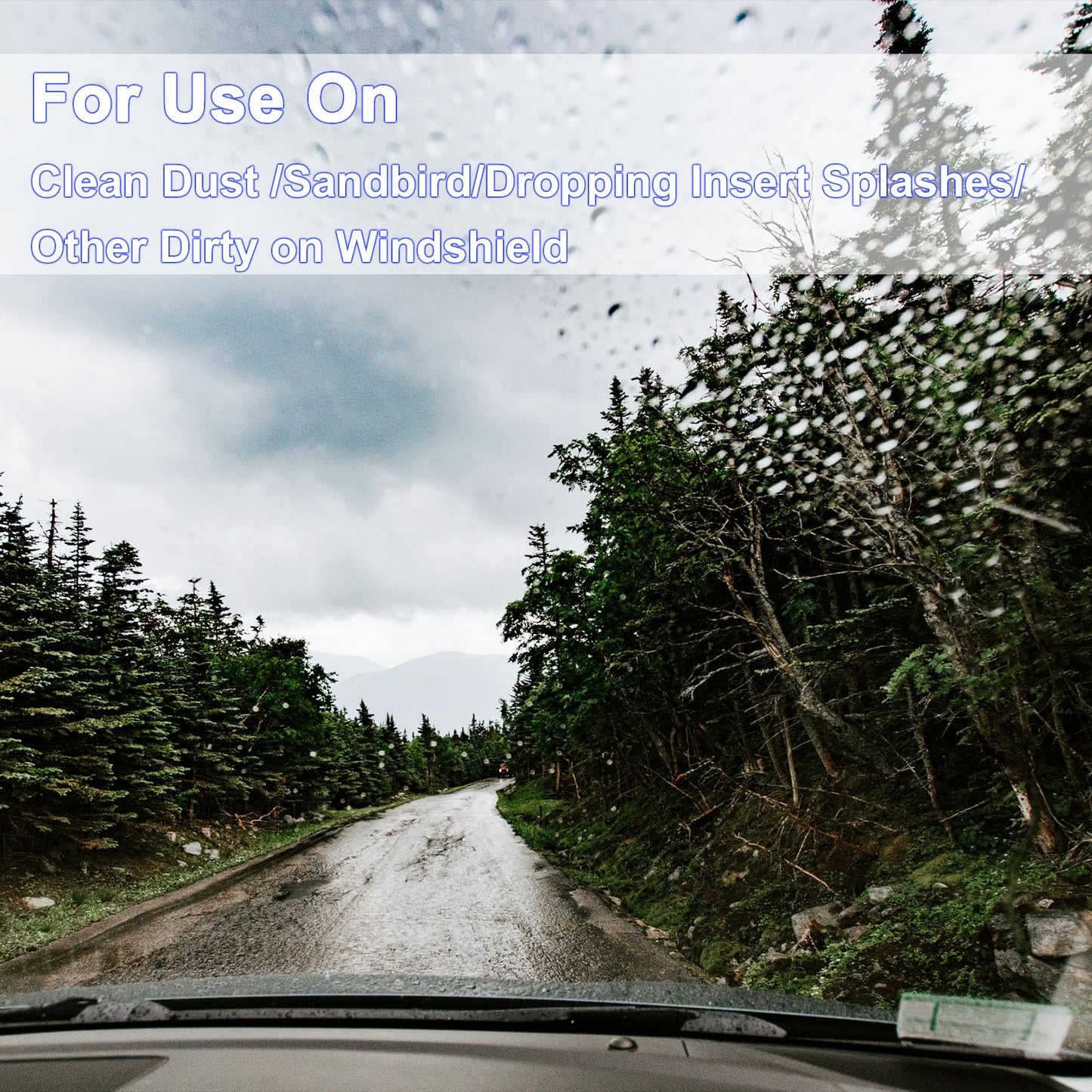 Beieverluck 400 Pieces Car Windshield Washer Fluid Concentrated Tablets Solid Windshield Effervescent Wiper Tablet for Car Room Kitchen Window Glass Cleaning