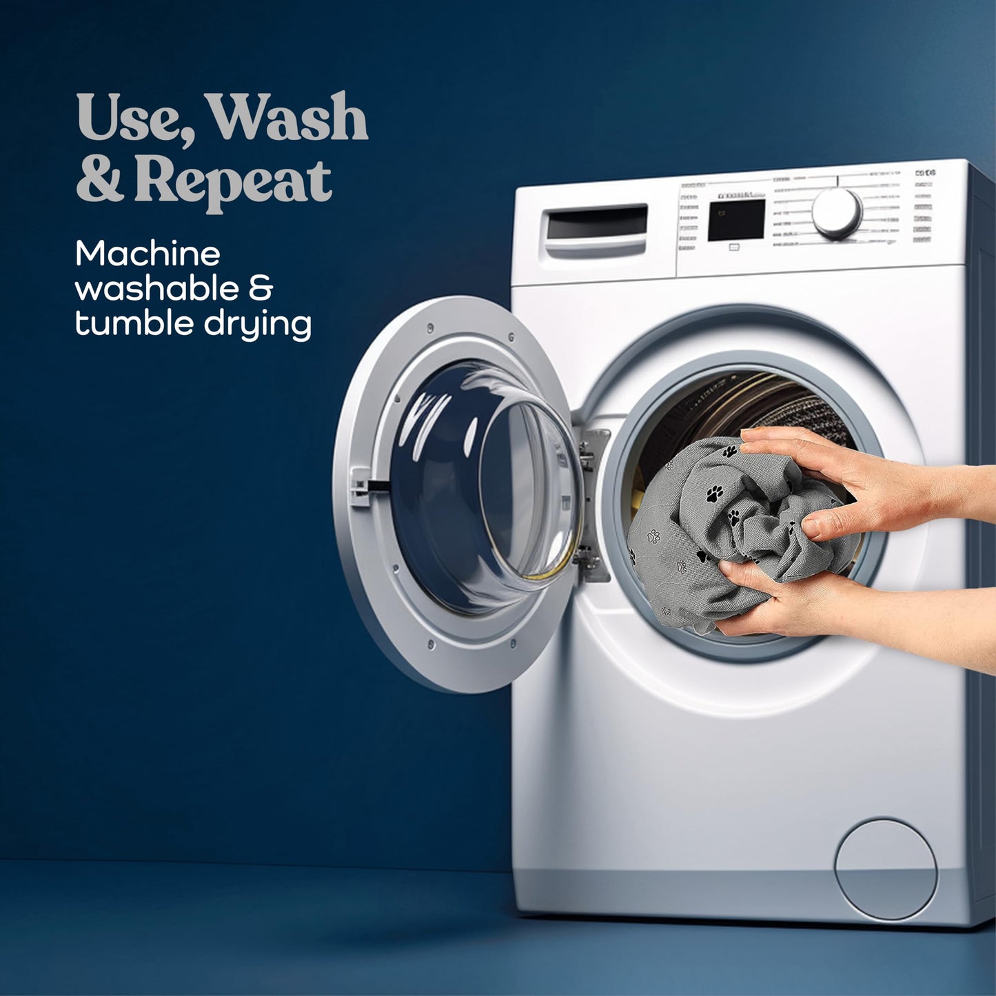 Super Absorbent Washable Pee Pads for Dogs - 2-Pack Superior Reusable Puppy Pads Pet Training Pads –100% Waterproof Dog Pee Pad Protects Against Urine Leakage Non-Slip Grip Prevents Slipping& Bunching