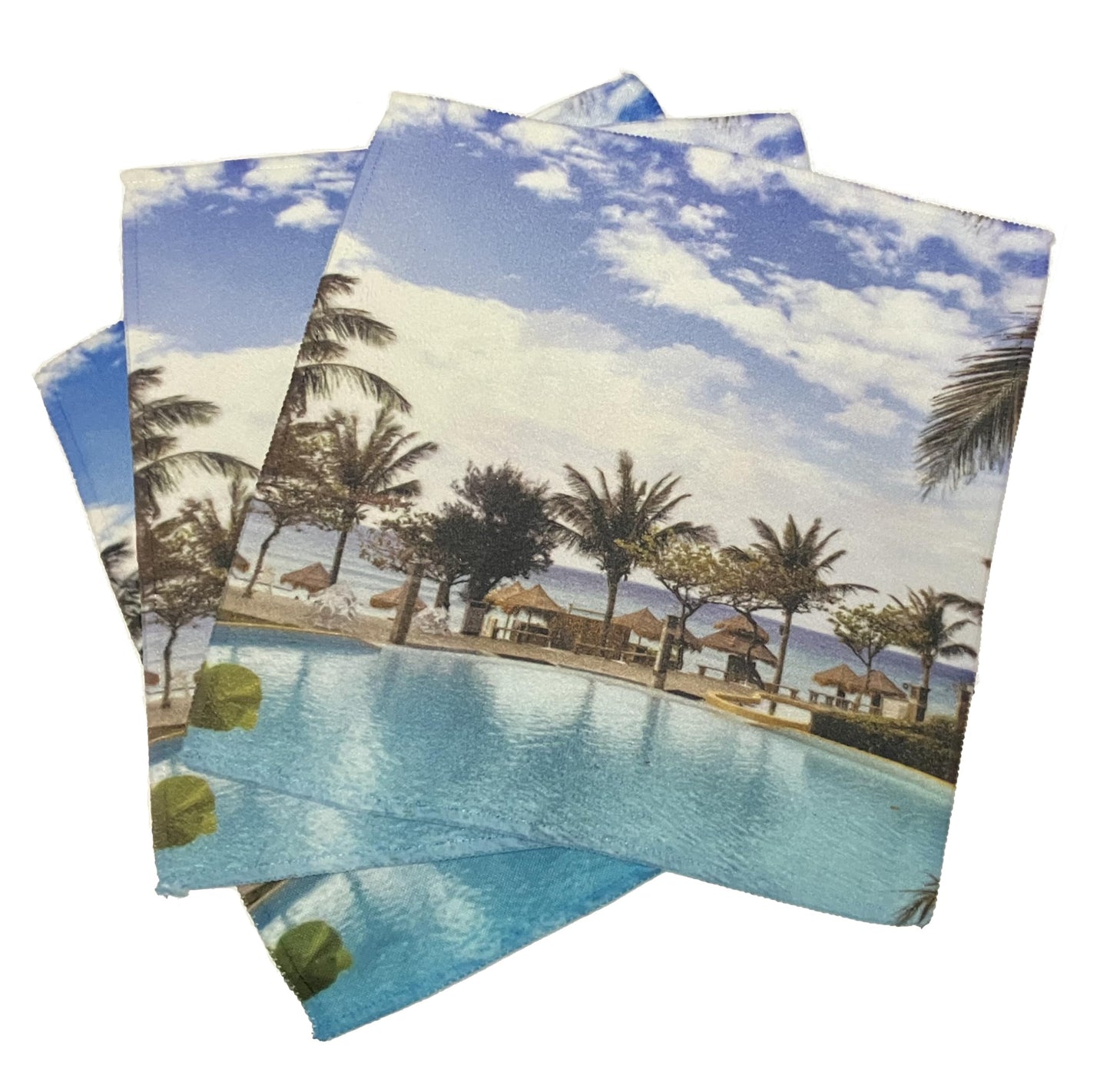 Smart Go - Microfiber Cleaning Cloth - (100 Pieces) - Suede Digital Custom Print Your Company Artwork or Business Logo - Promotional Item for Cleaning Eyeglasses, Screens, & Lenses - 6 x 6