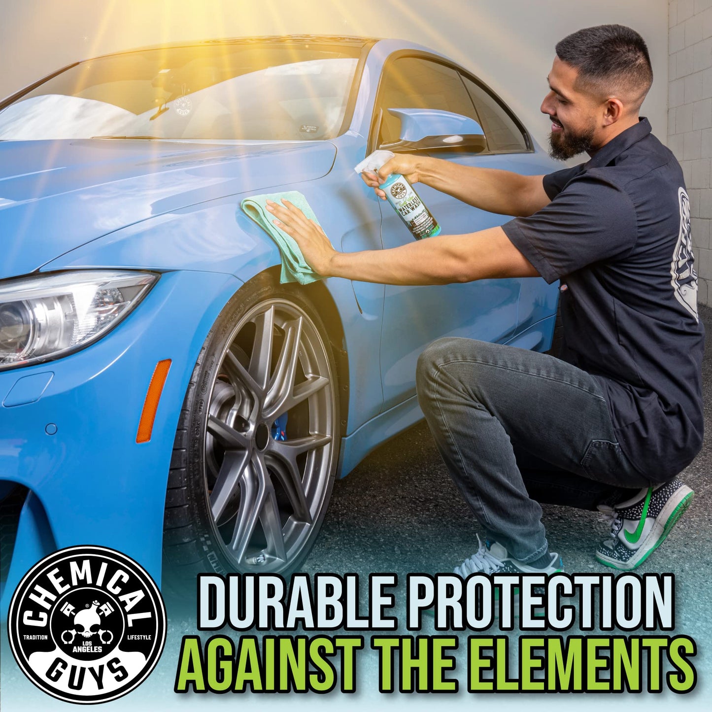 Chemical Guys Swift Wipe Waterless Car Wash, Safe for Cars, Trucks, Motorcycles, RVs & More, 16 fl oz