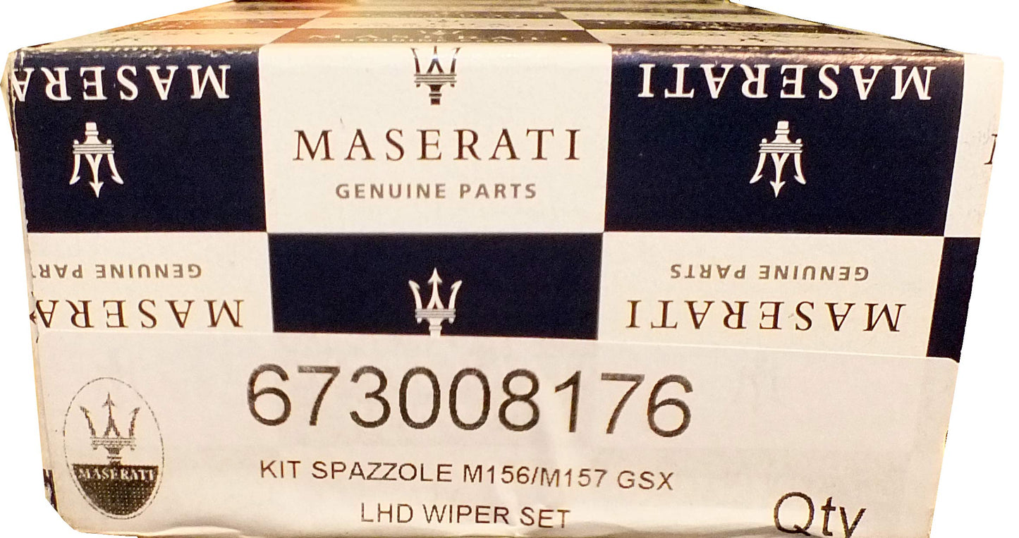 Genuine Maserati Ghibli, Quattroporte Wiper Blades Kit