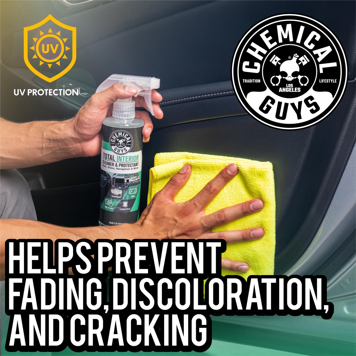 Chemical Guys SPI23416 Total Interior Cleaner and Protectant, New Car Smell, (Safe for Cars, Trucks, SUVs, Jeeps, RVs & More) 16 fl oz
