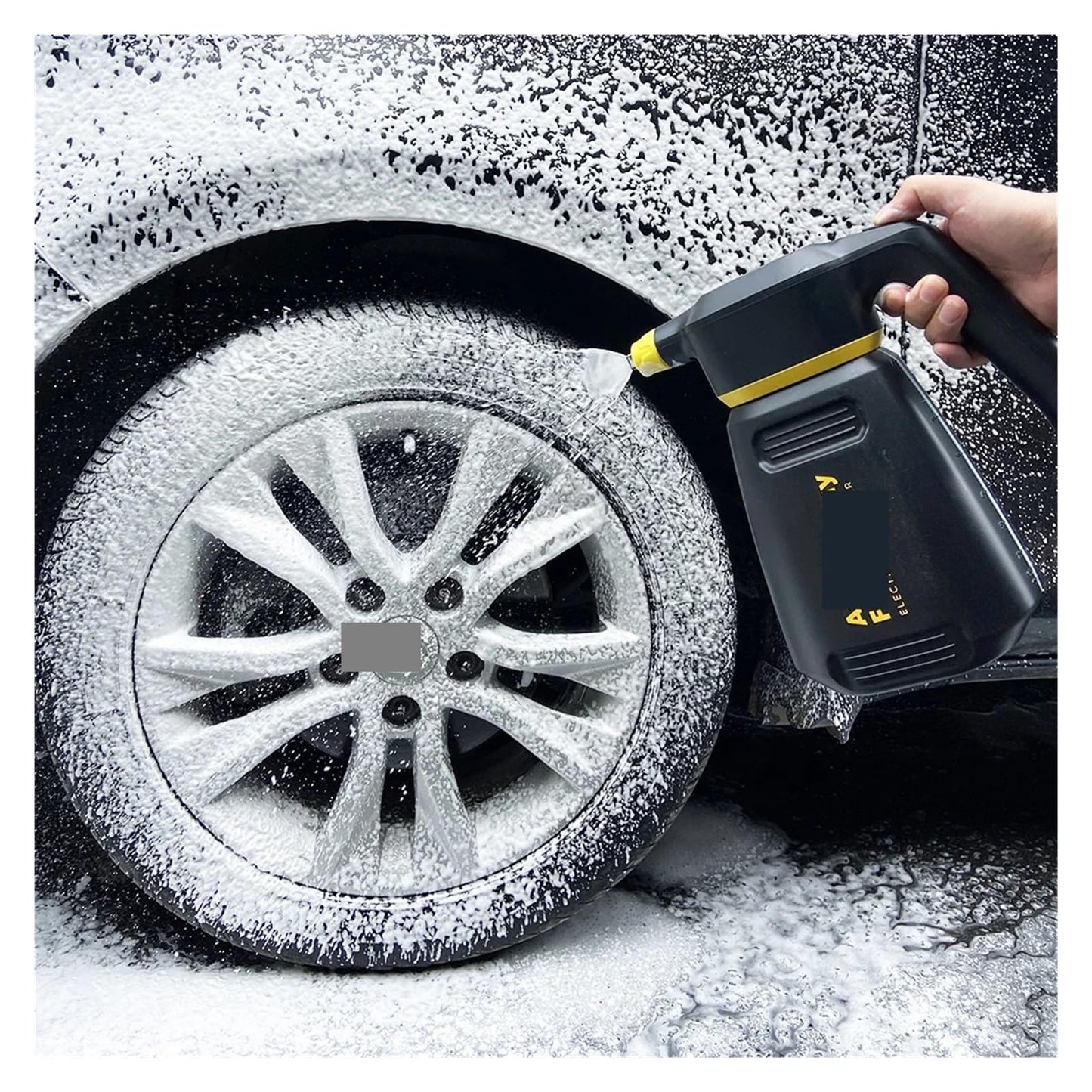 NATTCO Car Washing Kit Foam Sprayer Car Wash Motorcycle Clean Detailing Snow Cannon High Pressure Generator Lance, Gray, HUIM SHSE3 STORE-1