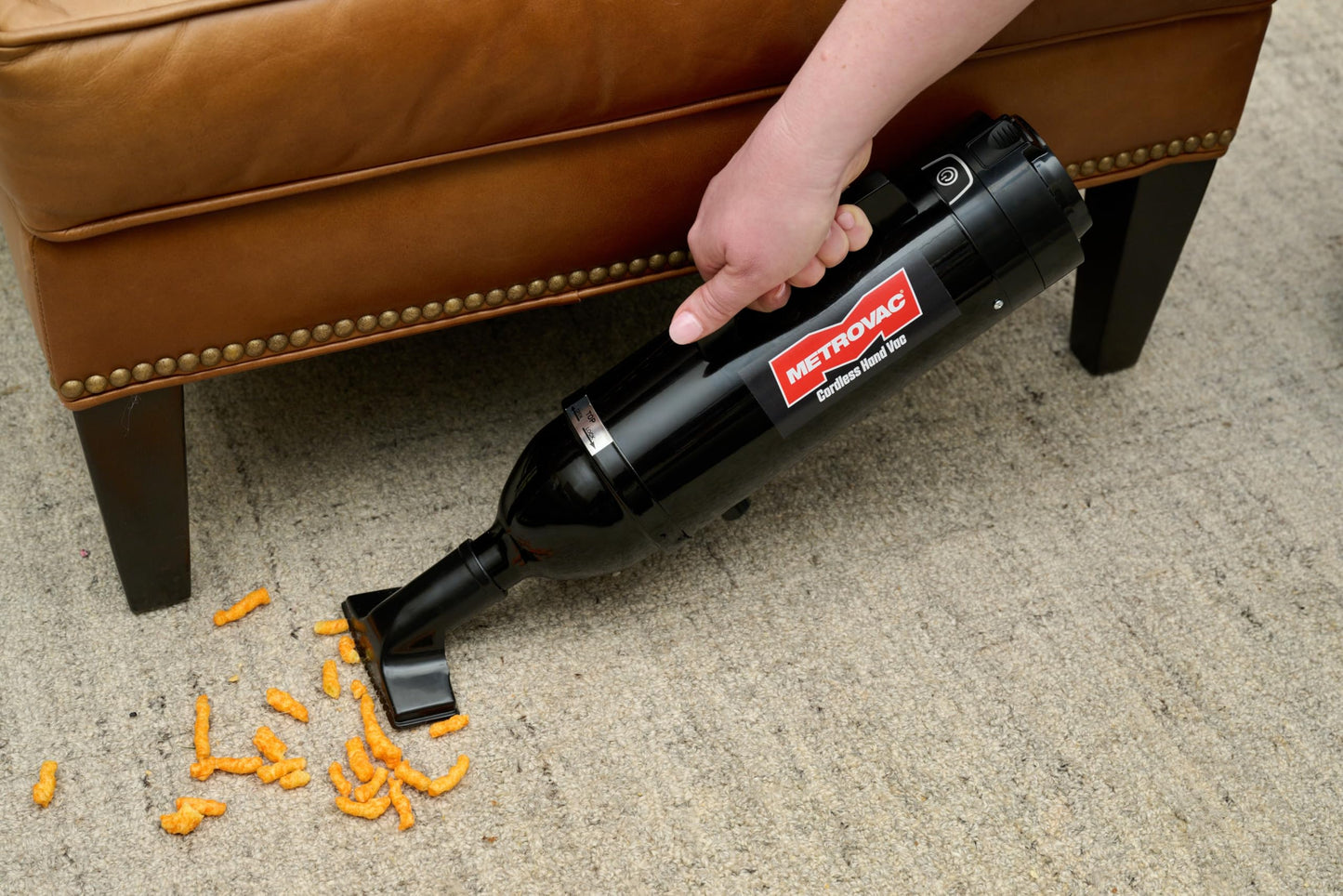 METROVAC CHV-B4 Cordless Hand Vac – Powerful, Portable, Vacuum Cleaner for Home, Auto Shop, Car, and Pet Hair – Premium Handheld Vacuum - Black