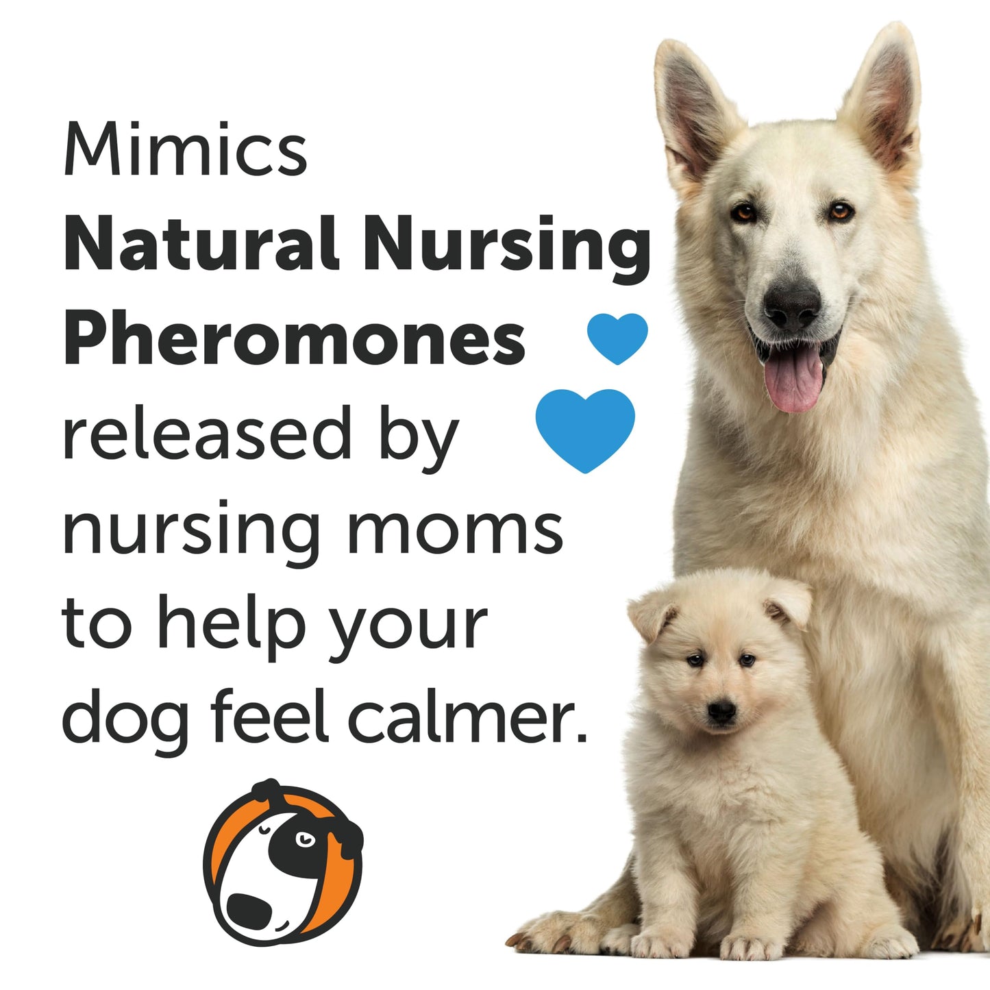 ThunderEase Calming Anti Anxiety Pheromone Collar for Dogs (Large)