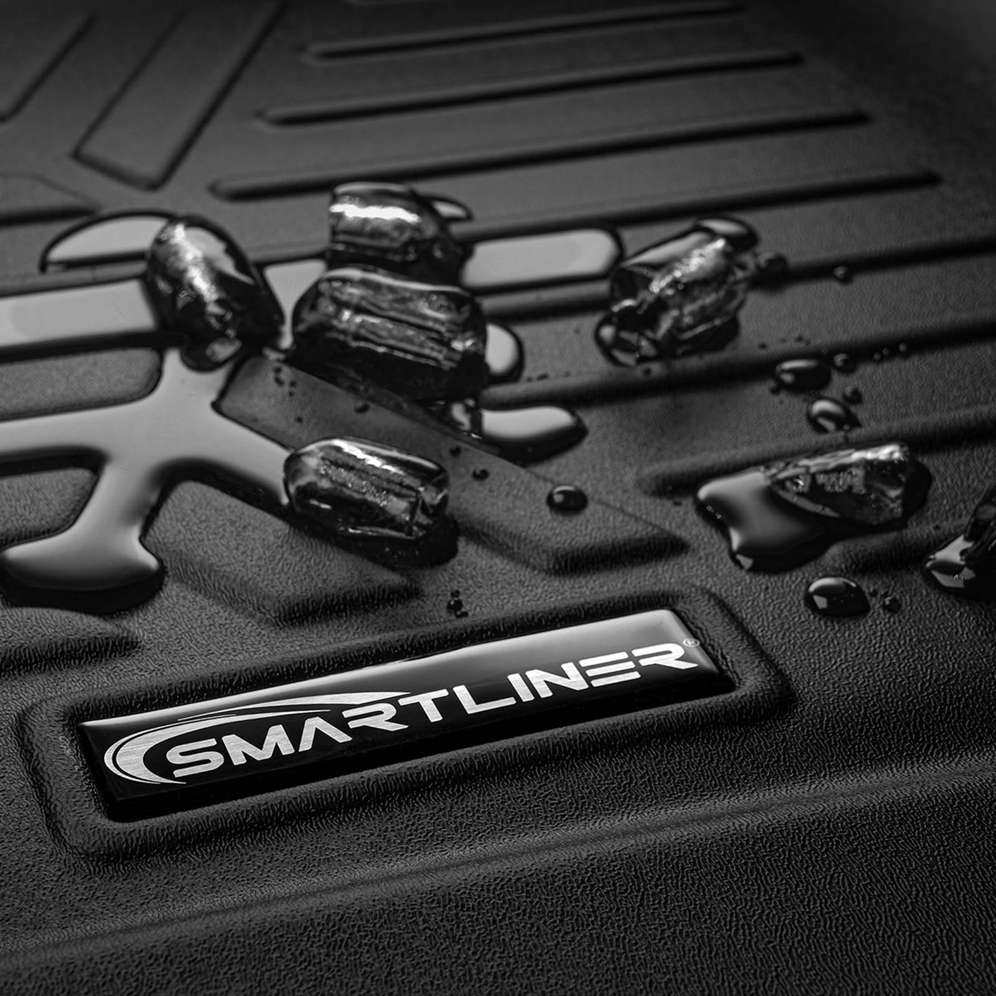 SMARTLINER Custom Fit All Weather 2 Row Floor Mat Liner Set Compatible with 2018-2023 Kia Stinger