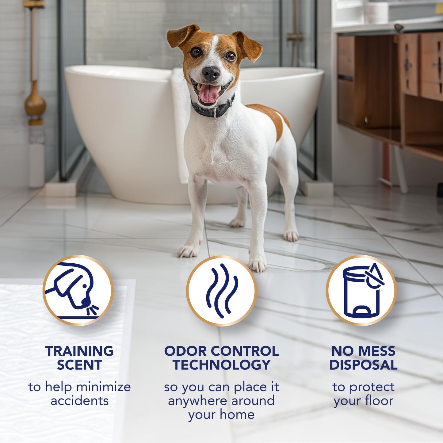 Scott Pet Guard Advanced Dog Pads - Training for Puppies, Medium & Large Dogs - 16 Hour Absorbency with Odor Control - Softest Quilted Pee Pads - XL - 30" x 36" - 20 Pack