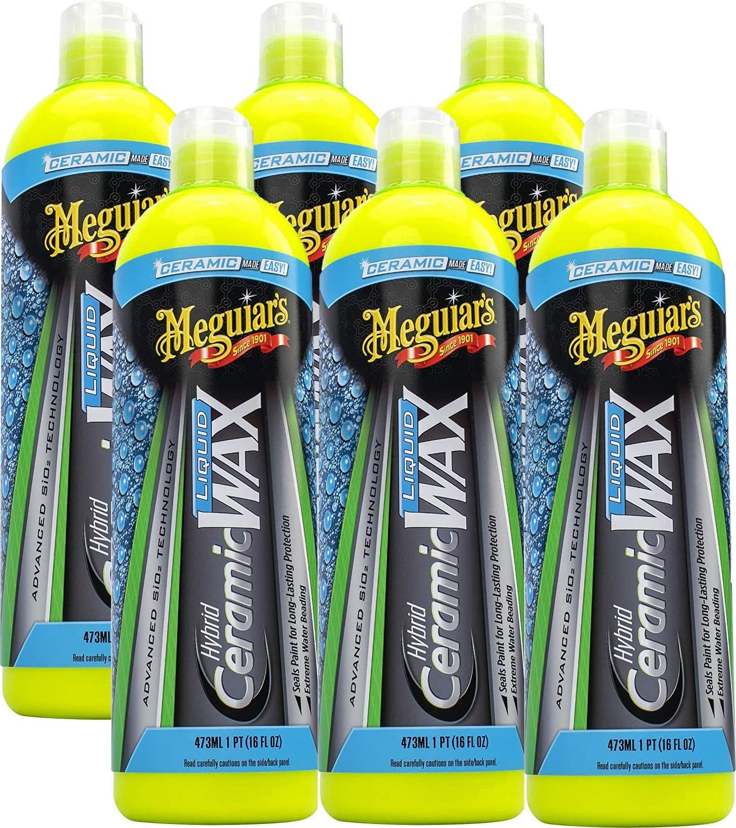 MEGUIAR'S G200416 Hybrid Ceramic Liquid Wax - 6 Pack