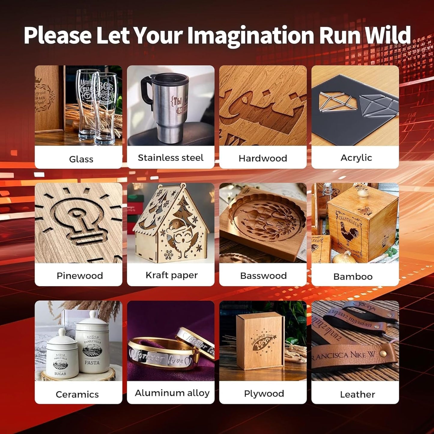 Longer RAY5 10W Laser Engraver,10000mW Output, 32-bit Motherboard, App Offline Control, DIY Engraver Tool for Metal/Glass/Wood，Engraving Area 15.75"x15.75"