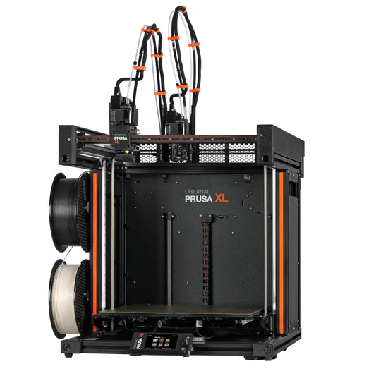 Original Prusa XL Assembled 2-toolhead 3D Printer, Large-Scale CoreXY 3D Printer, Assembled and Tested, Build Volume of 14.17×14.17×14.17 in, 2 Independent toolheads, Multi-Material Experience