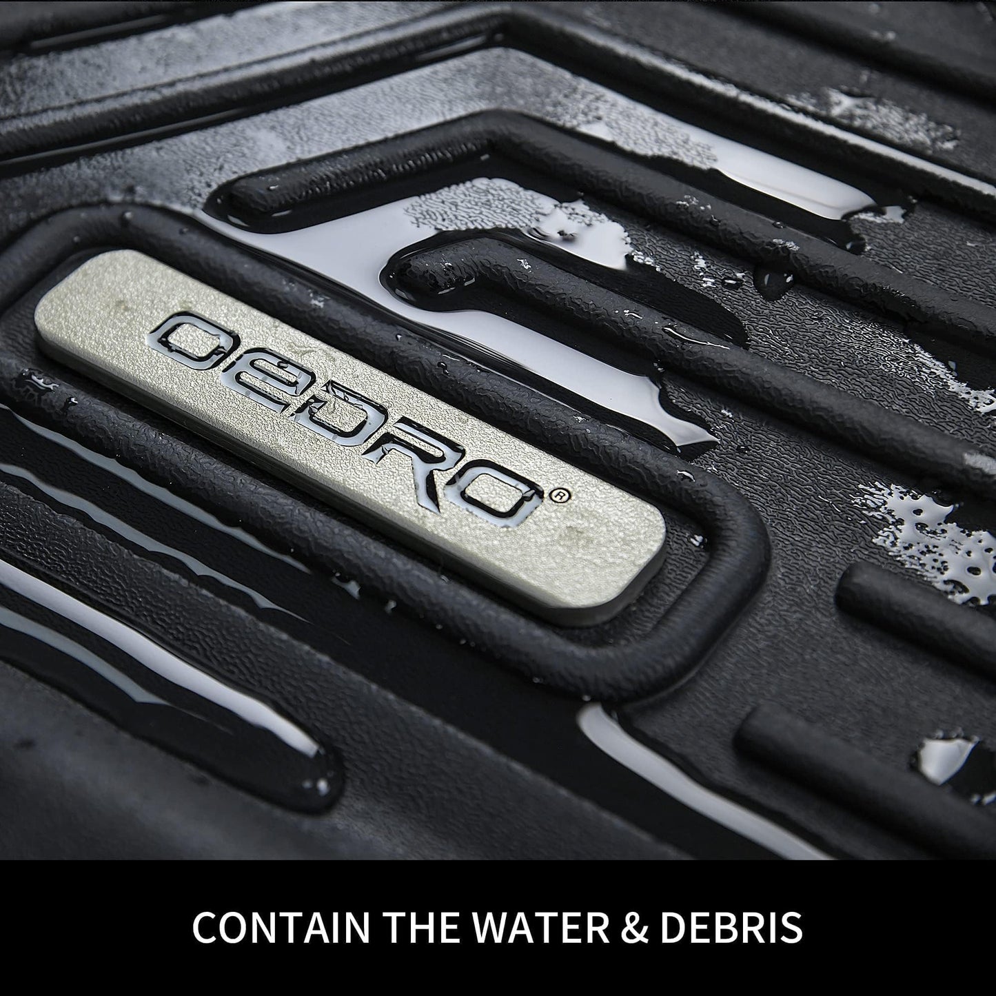 OEDRO Floor Mats Fit for 2019-2025 Ram 2500/3500 Crew Cab with 1st Row Bucket or Bench Seats, Custom Fit TPE All Weather Car Mats Includes 1st and 2nd Row