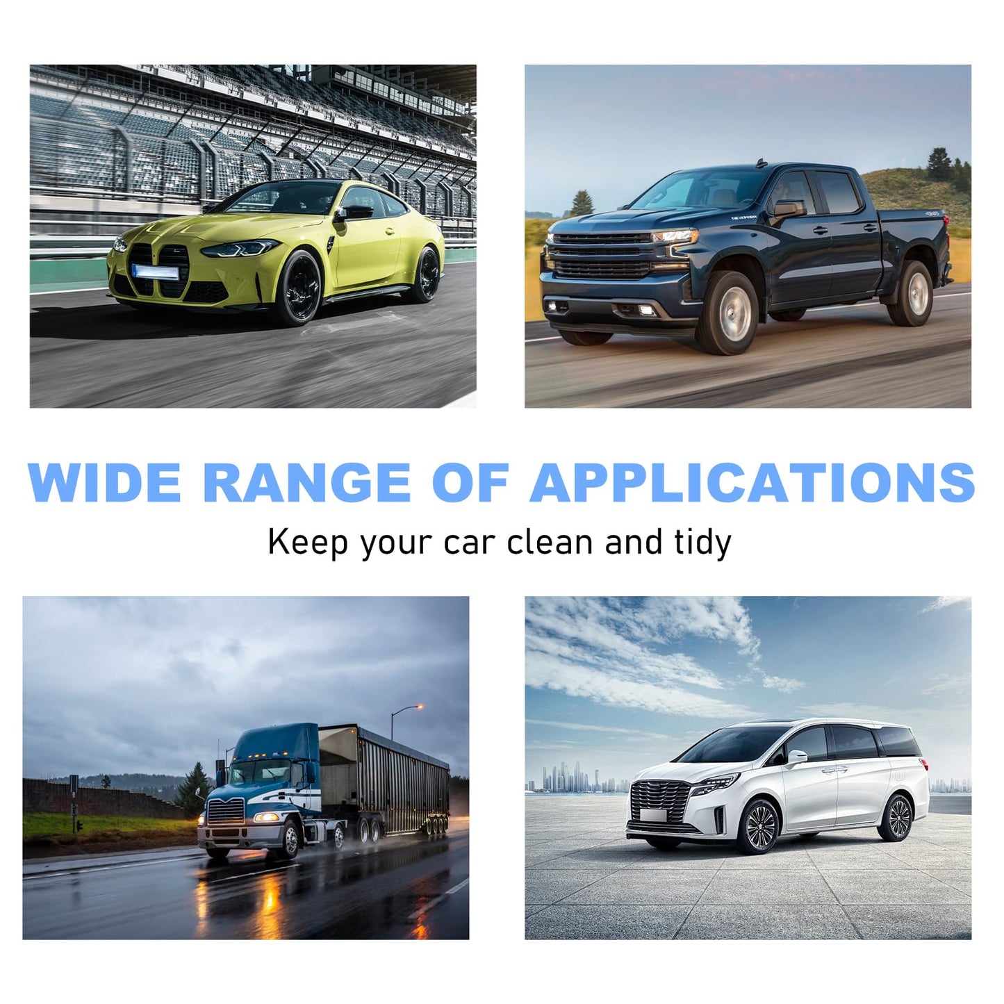 Sylvil 2 PCS Tire Dressing Applicator, Car Tire Shine Applicator Polishing Sponge Pads with Lid, Waxing Polishing Cleaning Tools Wheel Applicator Foam, Detailing Car Accessories (Black)