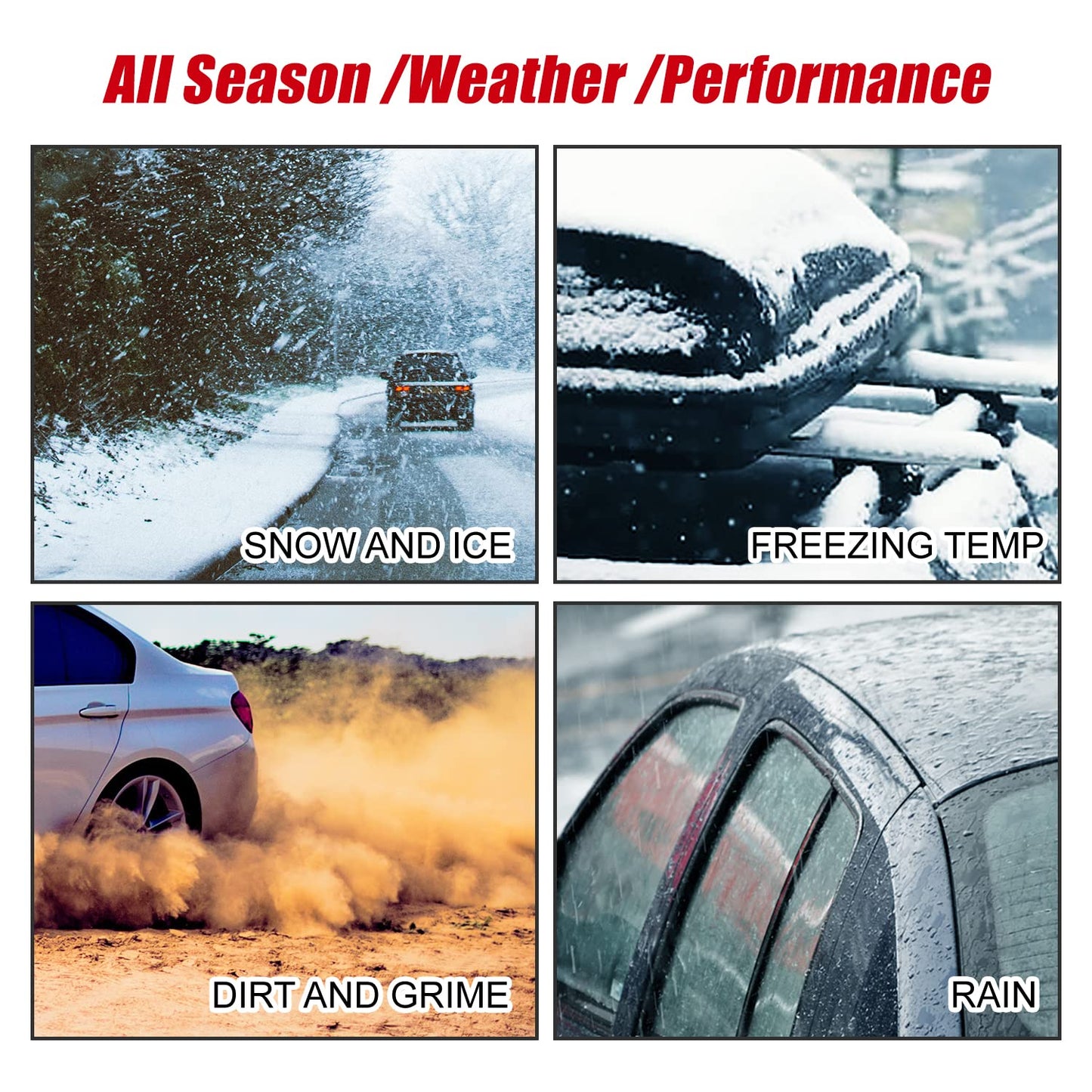 DNA MOTORING Extra Long XXL Rooftop Cargo Carrier Box Lockable Roof Luggage Storage Case w/Lock+Keys, 110Lb Capacity, 15 Cubic Ft.(Textured Black),PT-ZTL-8294-BK