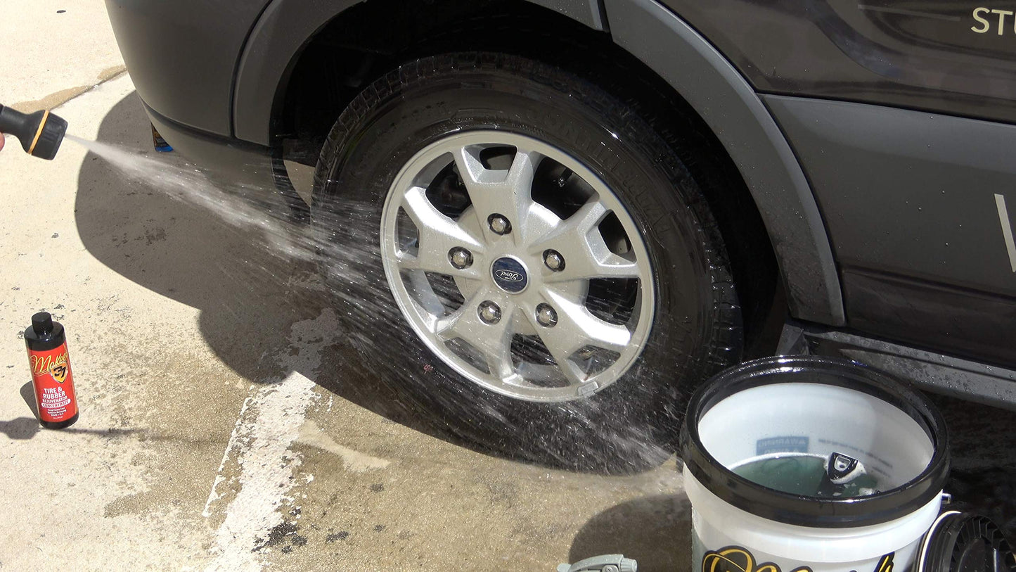 McKee's 37 MK37-416 Tire & Rubber Rejuvenator Concentrate (Creates 4 Gallons of Tire Cleaner), 128 oz.