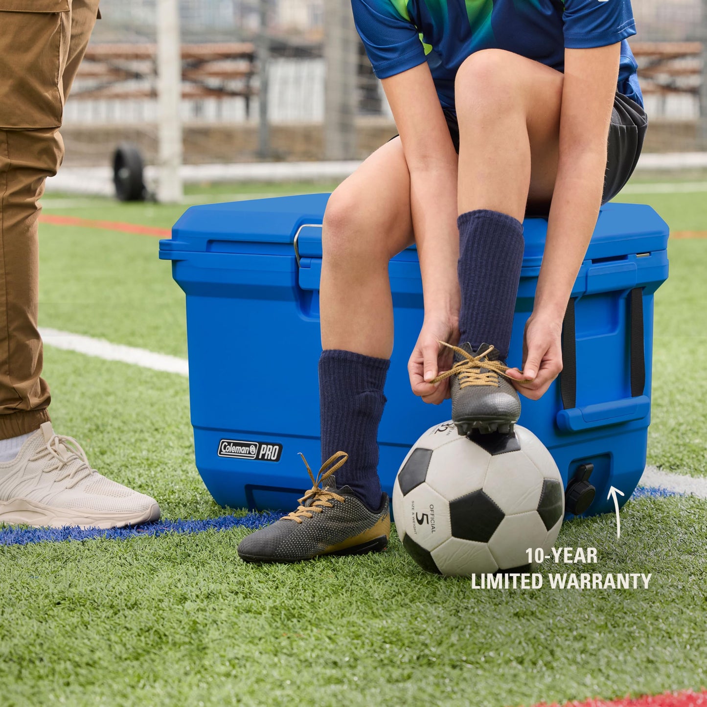 Coleman Pro Heavy-Duty 45qt Ultra-Light Premium Hard Cooler, Extra-Thick Insulation Keeps Ice up to 4 Days, 74-Can Capacity