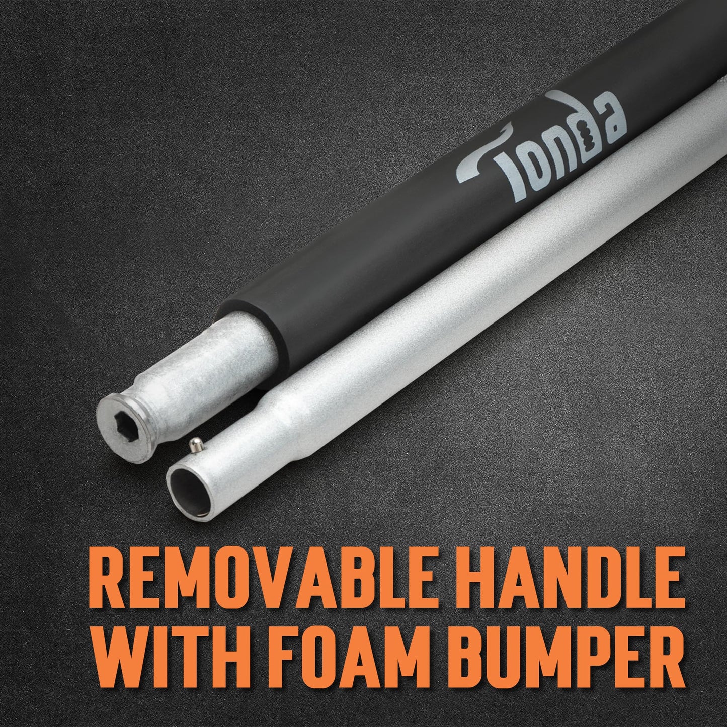 TONDA Floor Jack, 3 Ton Aluminum and Steel Low Profile Hydraulic Car Jack with Dual Pump System, Rapid Lift, Orange