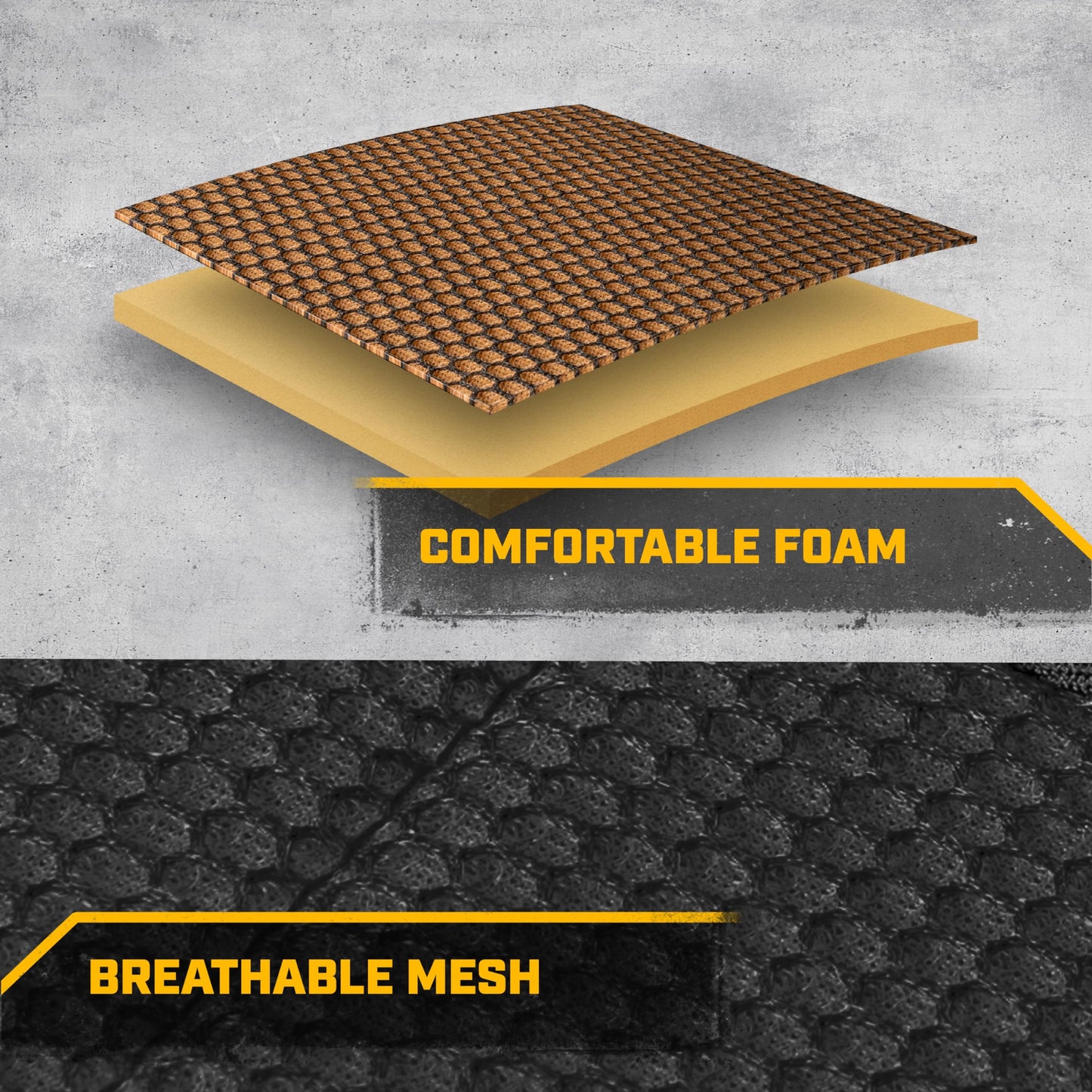 Cat® MeshFlex Automotive Seat Covers for Cars Trucks and SUVs (Set of 2) – Beige Car Seat Covers for Front Seats, Truck Seat Protectors with Comfortable Mesh Back, Auto Interior Covers