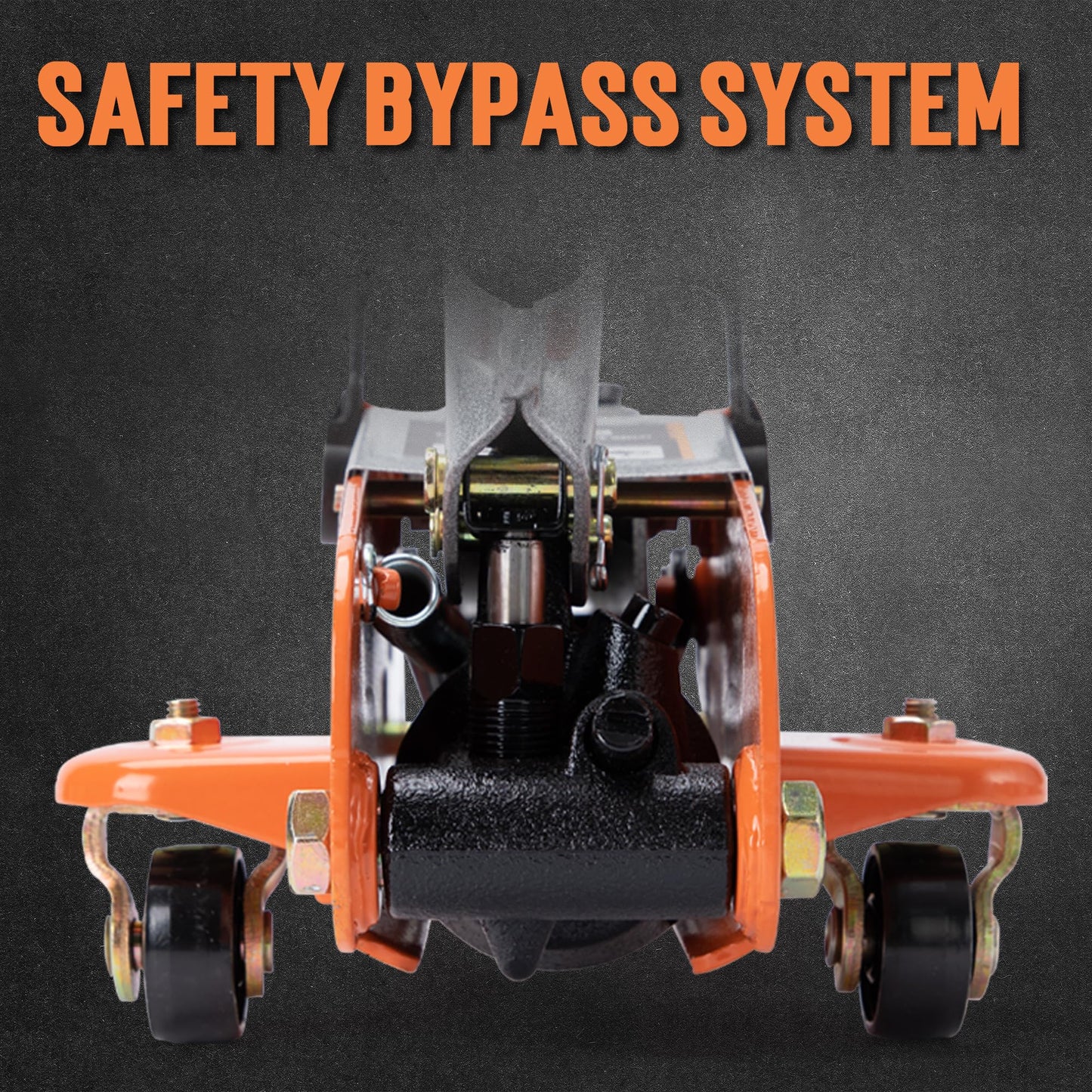 TONDA Floor Jack, 2 Ton (4,000 lb) Portable Hydraulic Car Lift Jack, Orange