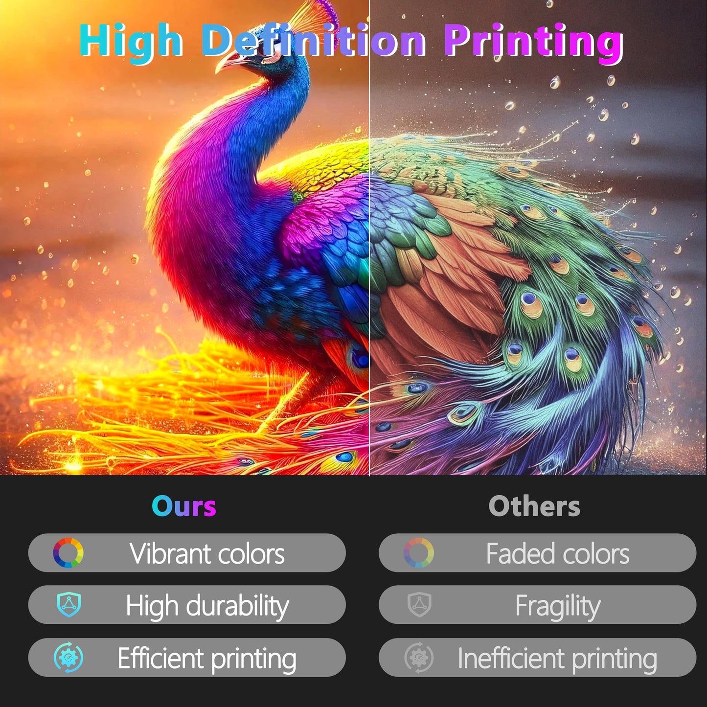 M1630 Pro Automatic Maintenance 13in DTF Printer Bundle for T-Shirt,Direct to Film Printer,White Ink Circulation,A3 Transfer Printing Machine for Fabric Clothing(Printer,Oven,Laptop,Supplies)