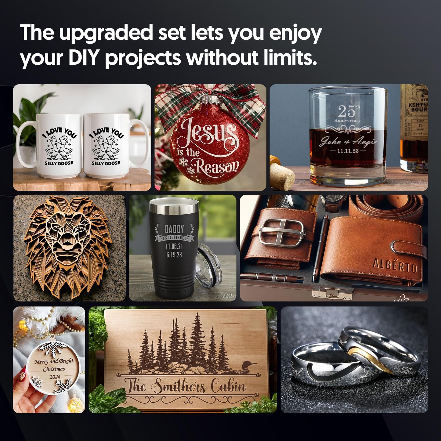 LONGER Laser Engraver Ray5 5000mW Engraver Machine with Air Assist Kit DIY CNC Laser Cutter Tool for Metal Glass Wood Working Area 15.7 "x15.7" with 4-in-1 Rotary Roller Kit