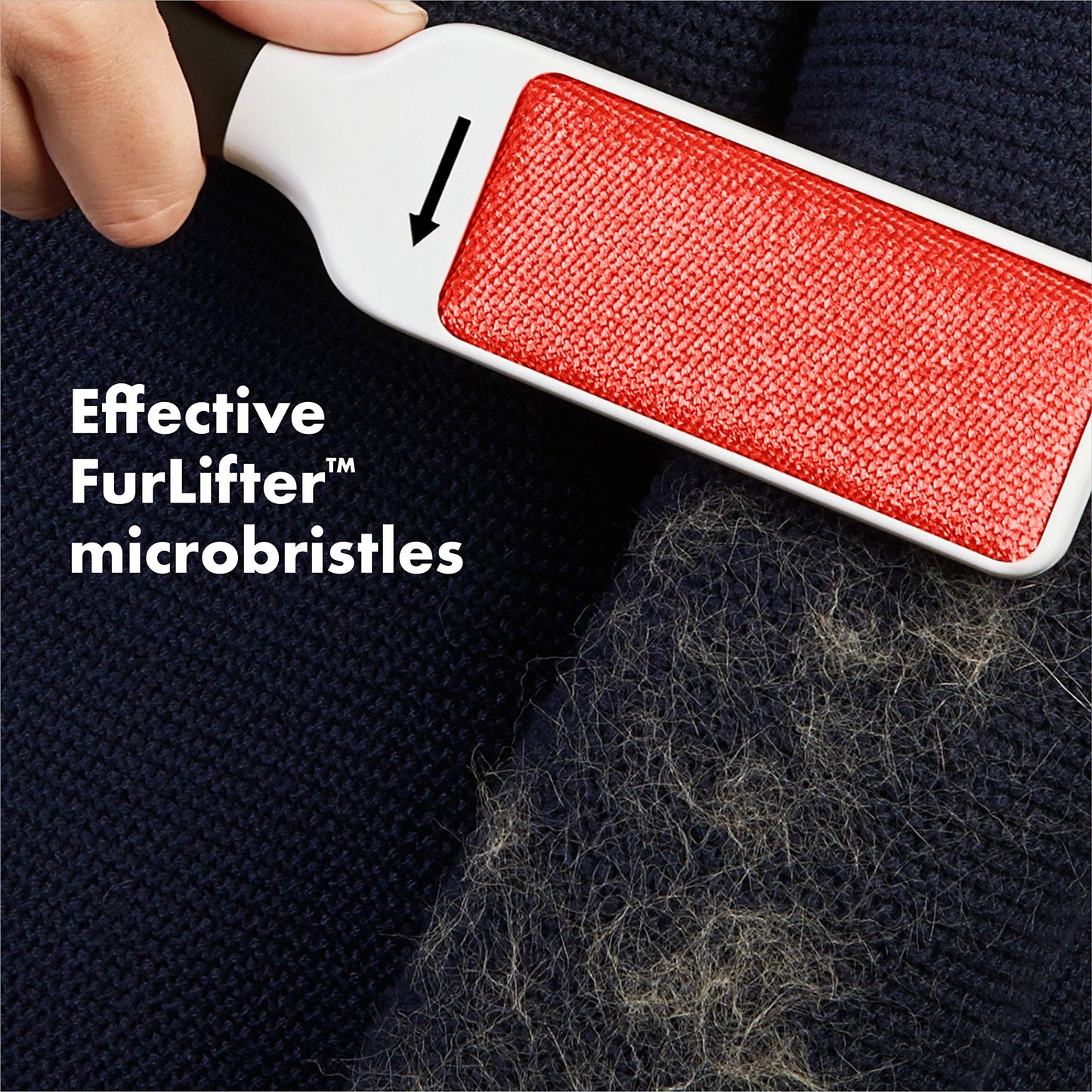 OXO Good Grips Furlifter Pet Garment Brush Hair Remover for Clothing, White, Garment Brush