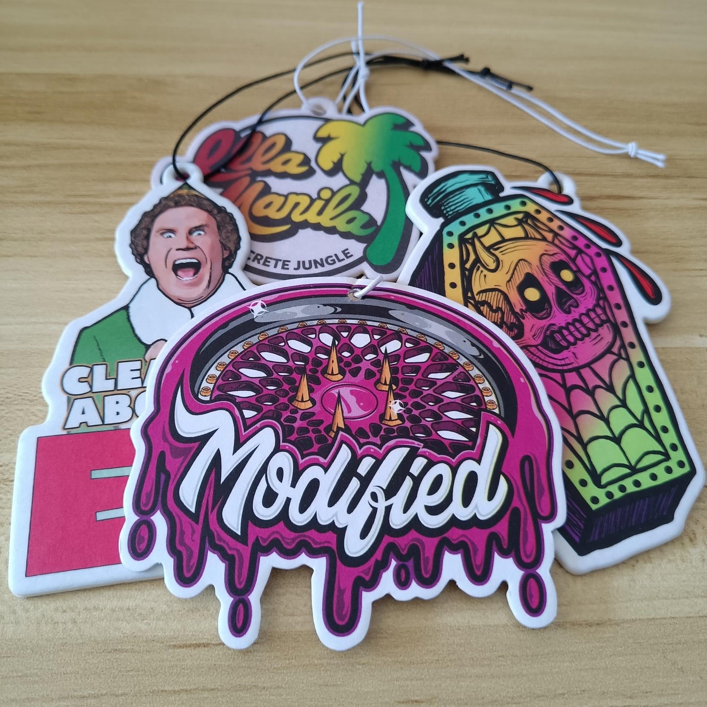 100PCS Wholesale Custom Car Air Fresheners in Bulk for Promotional Gifts Custom Logo Air Fresheners with Photo/Text Bulk, Ideal for Business Advertising & Event Giveaways (100PCS)