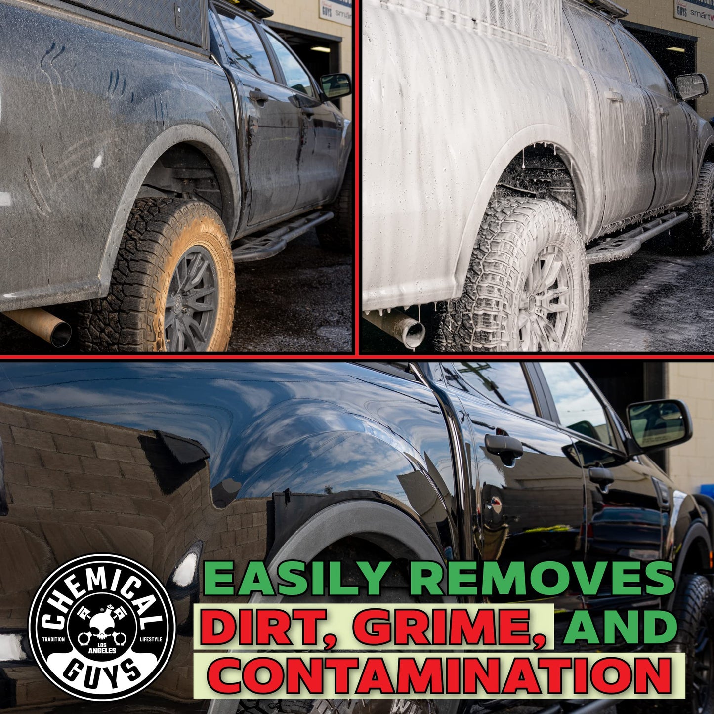 Chemical Guys CWS208 Watermelon Snow Foam Car Wash Soap (Works with Foam Cannons / Guns or Bucket Washes) Safe for Trucks, Motorcycles, RVs & More, 128 fl oz (1 Gallon), Watermelon Scent