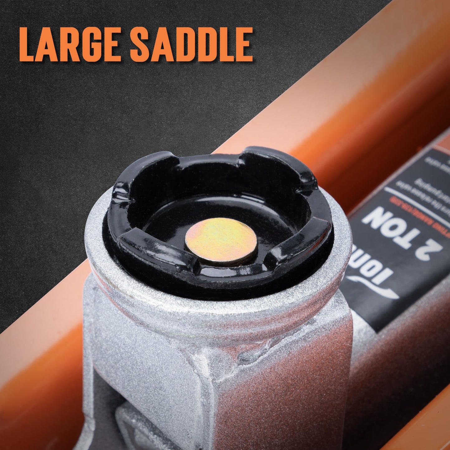 TONDA Floor Jack, 2 Ton (4,000 lb) Portable Hydraulic Car Lift Jack, Orange