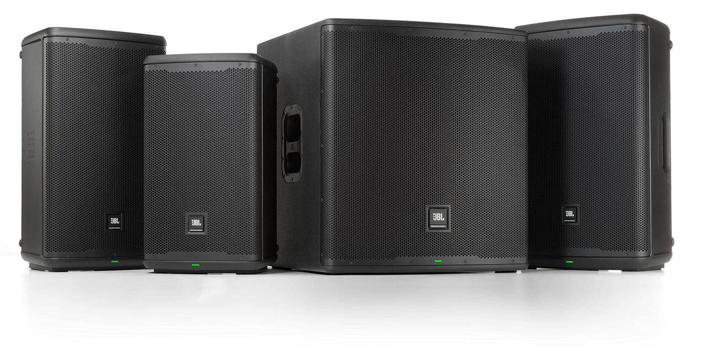 JBL Professional EON712 Powered PA Speaker, Loudspeaker with Bluetooth, 12 inch,1300 Watt, Corded Electric, Black