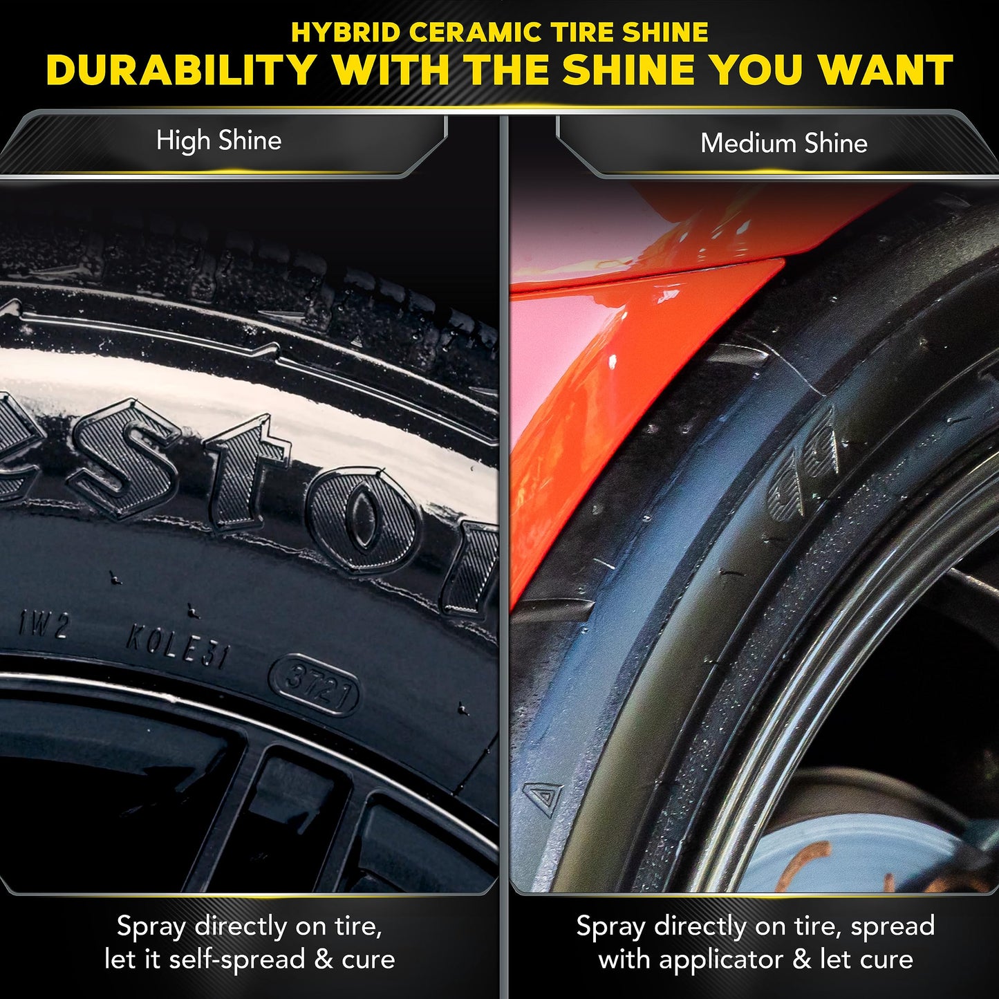 Meguiar's Hybrid Ceramic Wash & Wax Starter Kit - Car Detailing Kit with Advanced Hybrid Ceramic Chemistry for Cleaning, Maintaining, and Protecting Paint and Tires, Premium Accessories Included