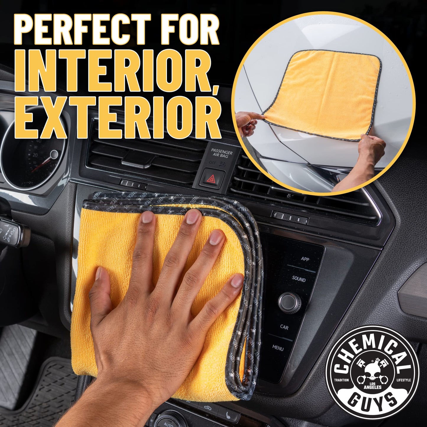 Chemical Guys HOL123 Car Cleaning Kit for Interior & Exterior, 14 Items Including (7) 16 oz Chemicals