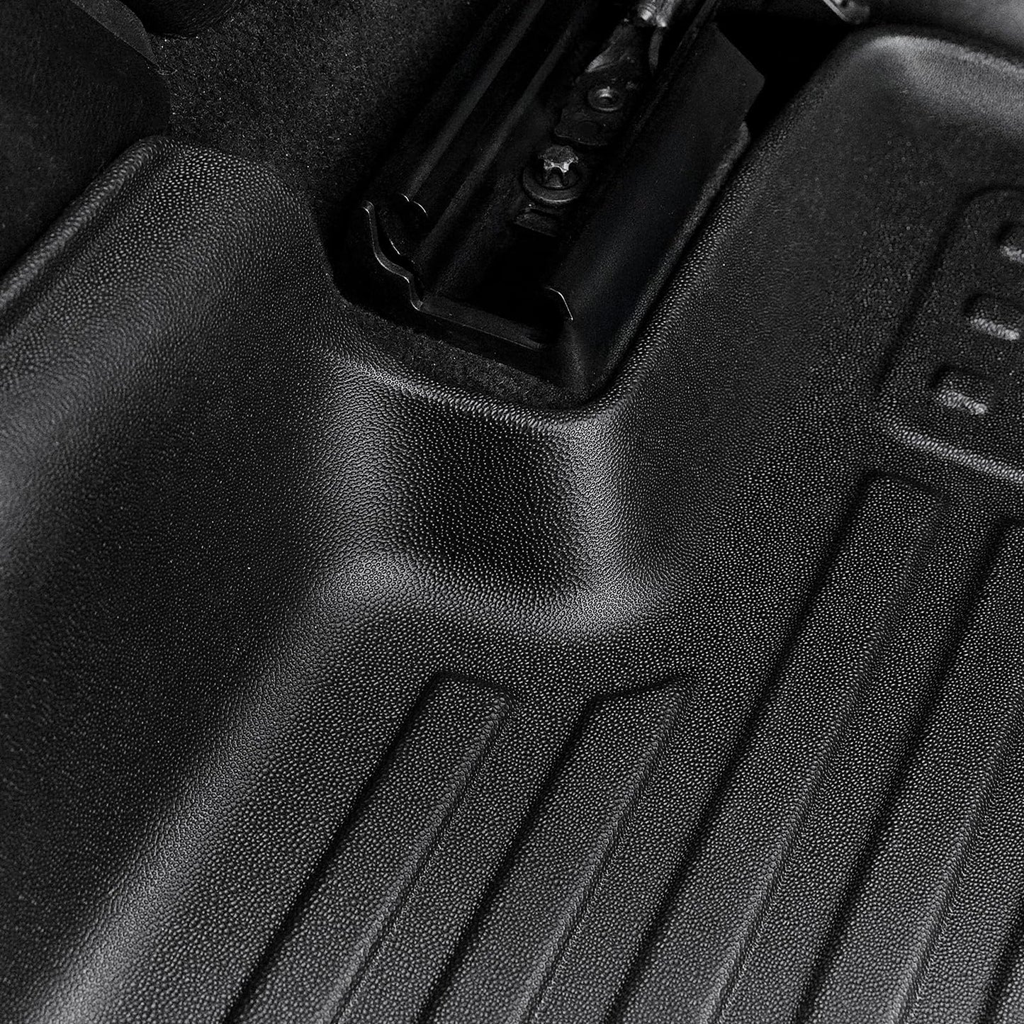 HOUCLEMIC Floor Mats for 2021-2025 Jeep Grand Cherokee L (6-Seater w/o Center Console), TPE Cargo Mat with Manual-Fold 3rd Row Seatback Cover & Door Sill Guards for 2025 Grand Cherokee L Accessories