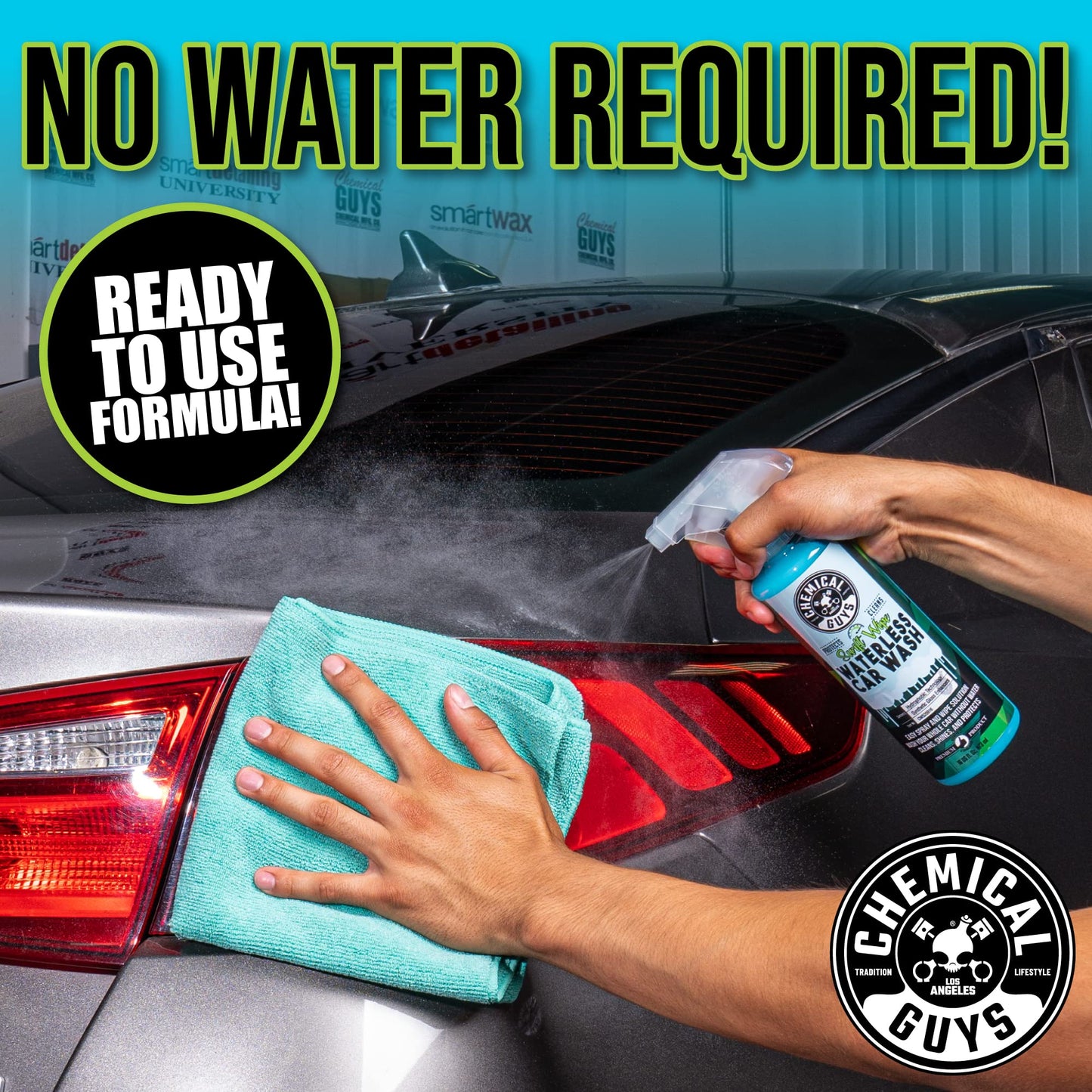 Chemical Guys Swift Wipe Waterless Car Wash, Safe for Cars, Trucks, Motorcycles, RVs & More, 16 fl oz