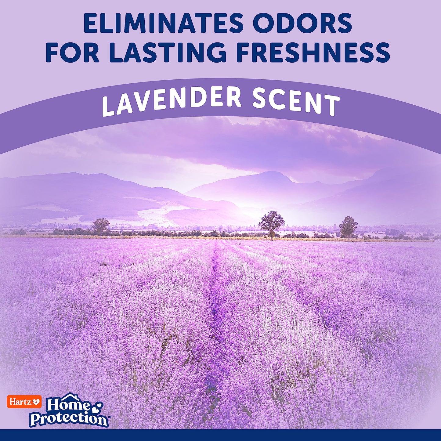 Hartz Home Protection Lavender Scented USA Made Dog Pads, 50 count, Super Absorbent & Won't Leak, Odor Eliminating